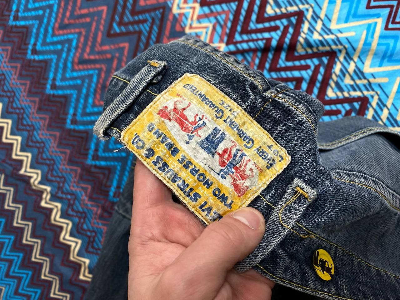 Levi's Crazy vintage y2k faded washed Levi’s denim jeans skater Size US 32 / EU 48 - 3 Thumbnail