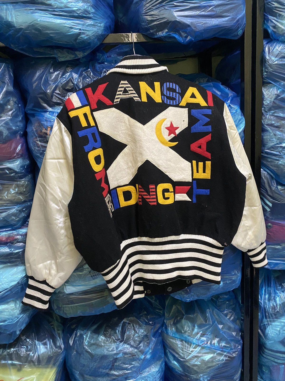 Kansai Yamamoto RARE VINTAGE KANSAI FROM RIDING TEAM VARSITY JACKET Size US M / EU 48-50 / 2 - 16 Thumbnail