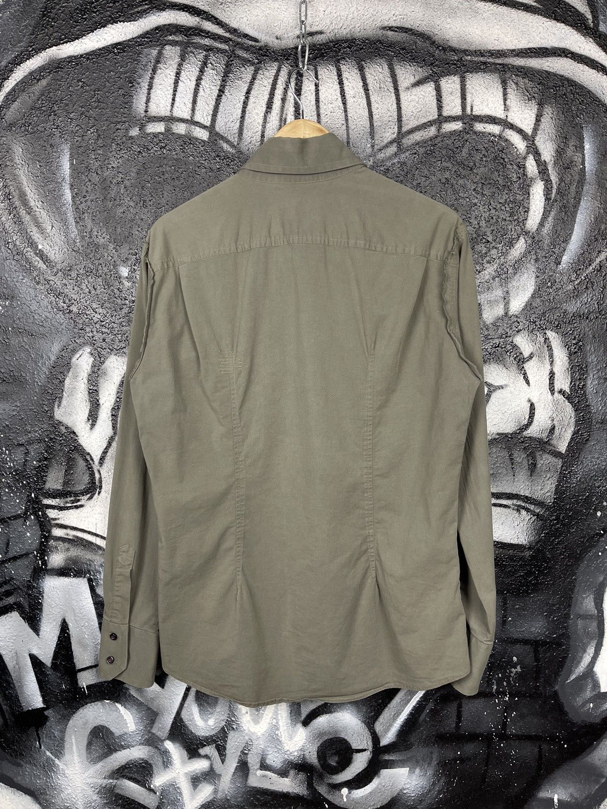 Daniele Alessandrini Daniele Alessandrini Italian Designer Khaki Shirt Size XL Size US XL / EU 56 / 4 - 8 Thumbnail