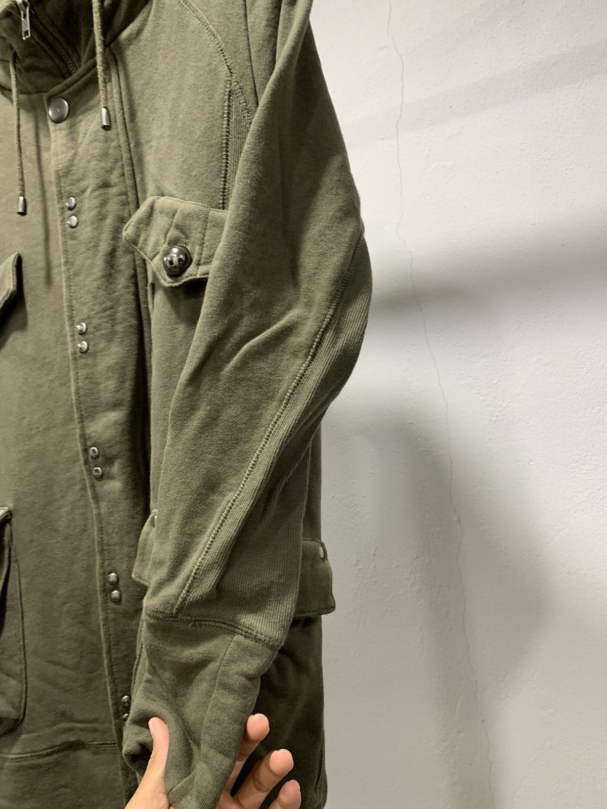 Vintage Vintage CC CROSS Punk Military Style Hooded Parka Size US S / EU 44-46 / 1 - 5 Thumbnail