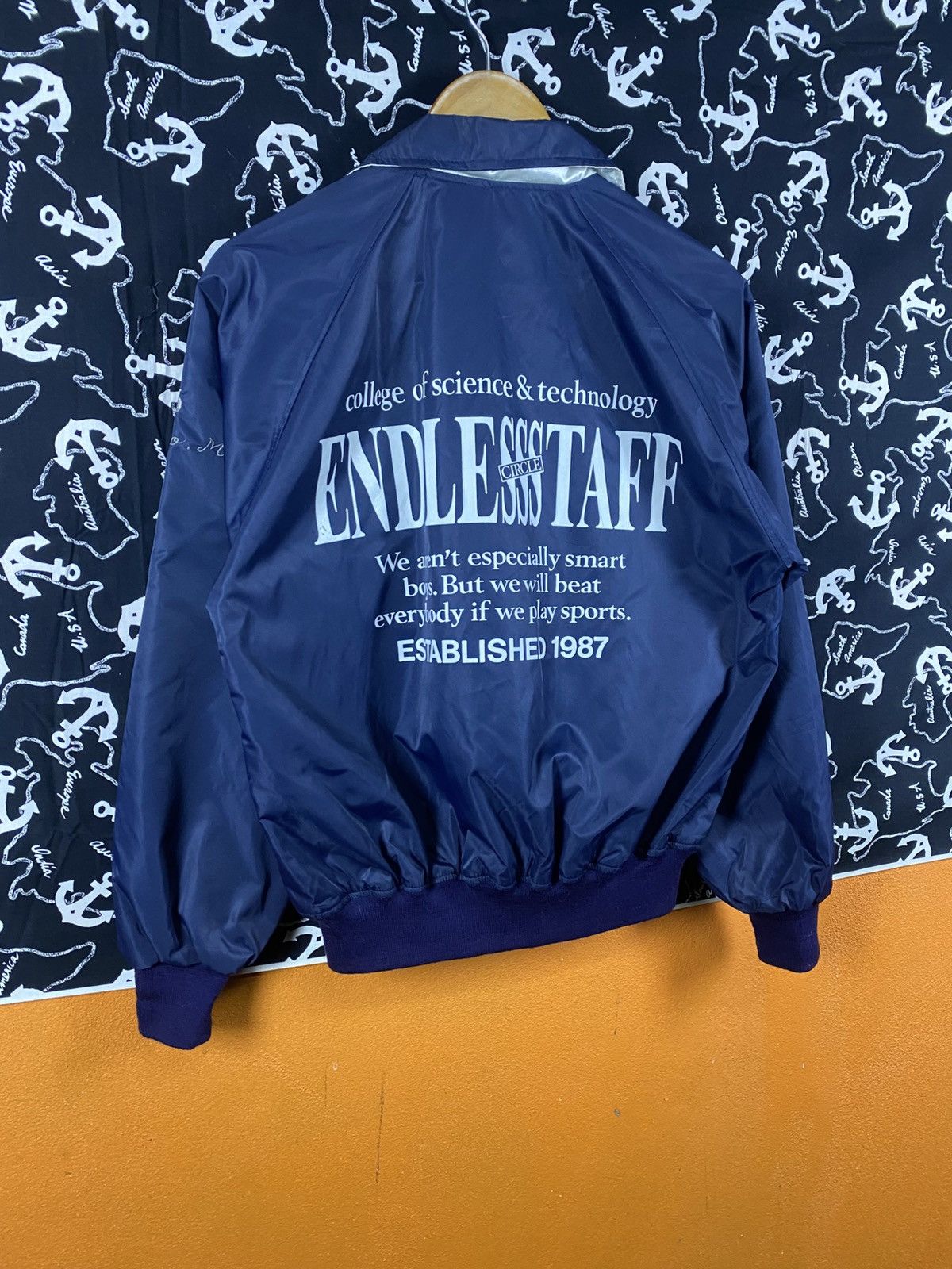 Vintage Endlessstaff Reversible Satin Jacket Science & Technology” Size US S / EU 44-46 / 1 - 10 Thumbnail