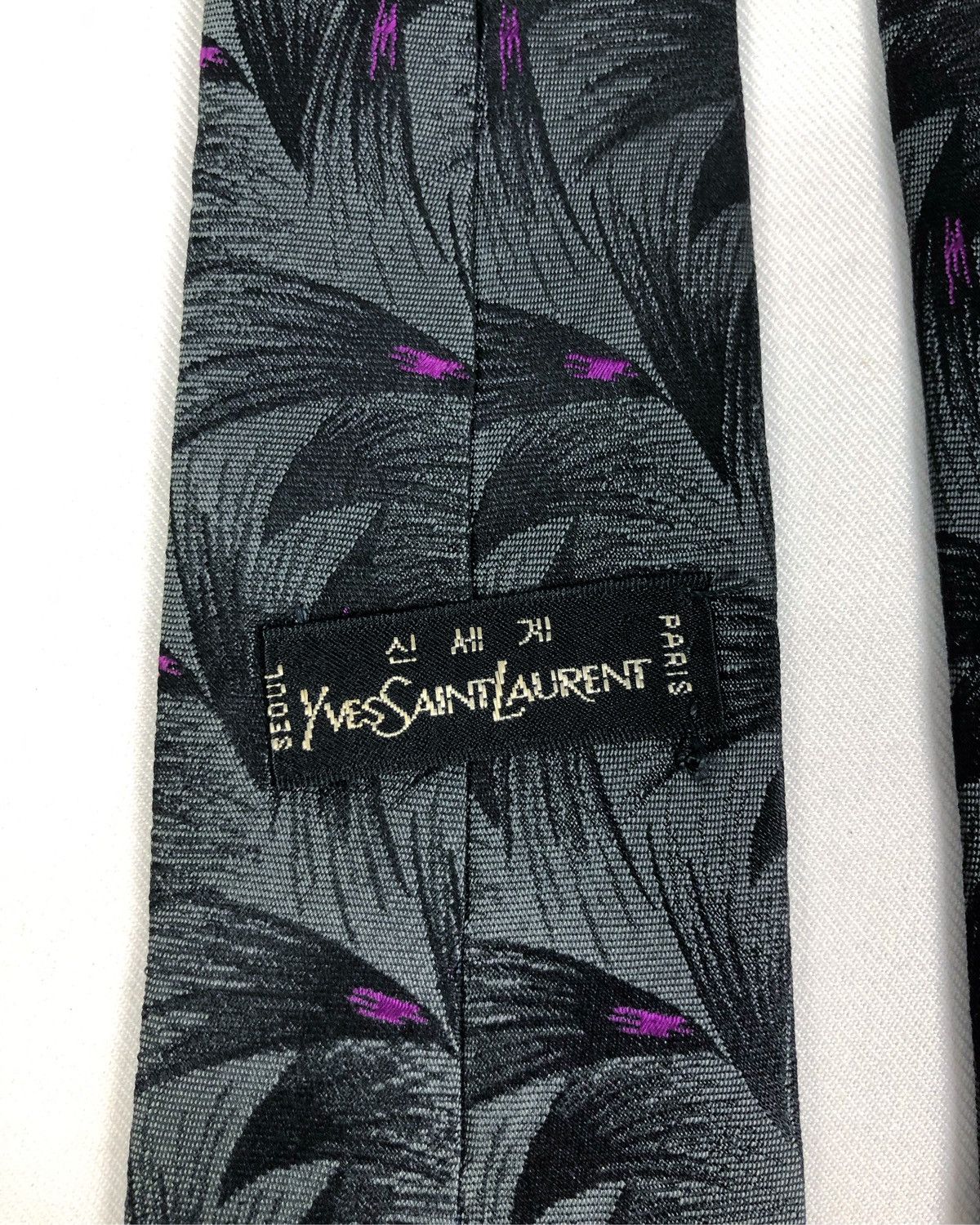 Yves Saint Laurent Rare Vintage Yves Saint Laurent YSL Silk Tie Size ONE SIZE - 6 Thumbnail