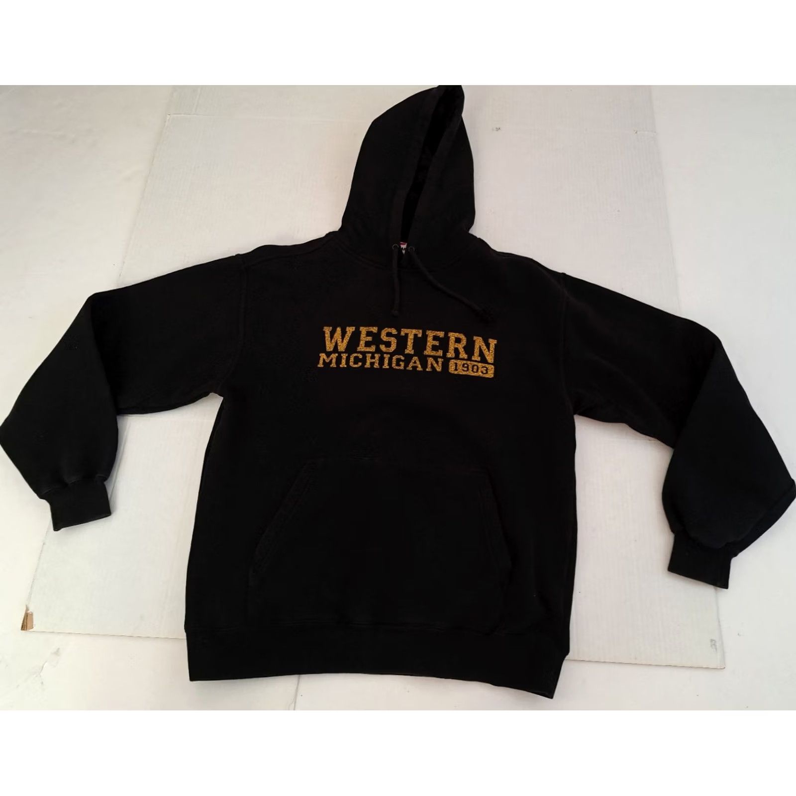 Vintage VINTAGE Beimar Western Michigan Broncos Hoodie Cotton Black Pullover Medium Unisex Adults 1903 Football Gym Training Running University School Size US M / EU 48-50 / 2 - 3 Thumbnail