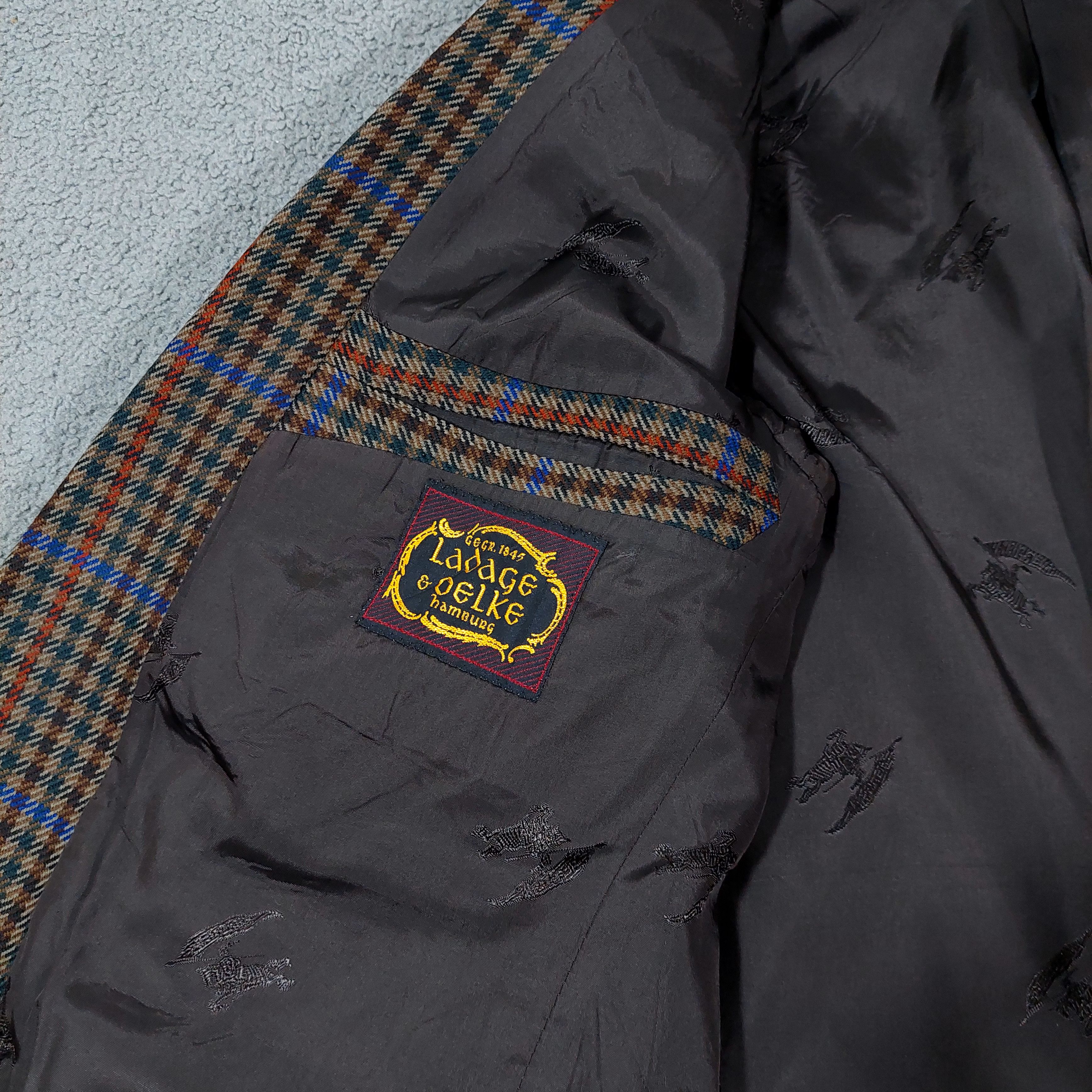 vintage wool Burberry Blazer made in west Germany