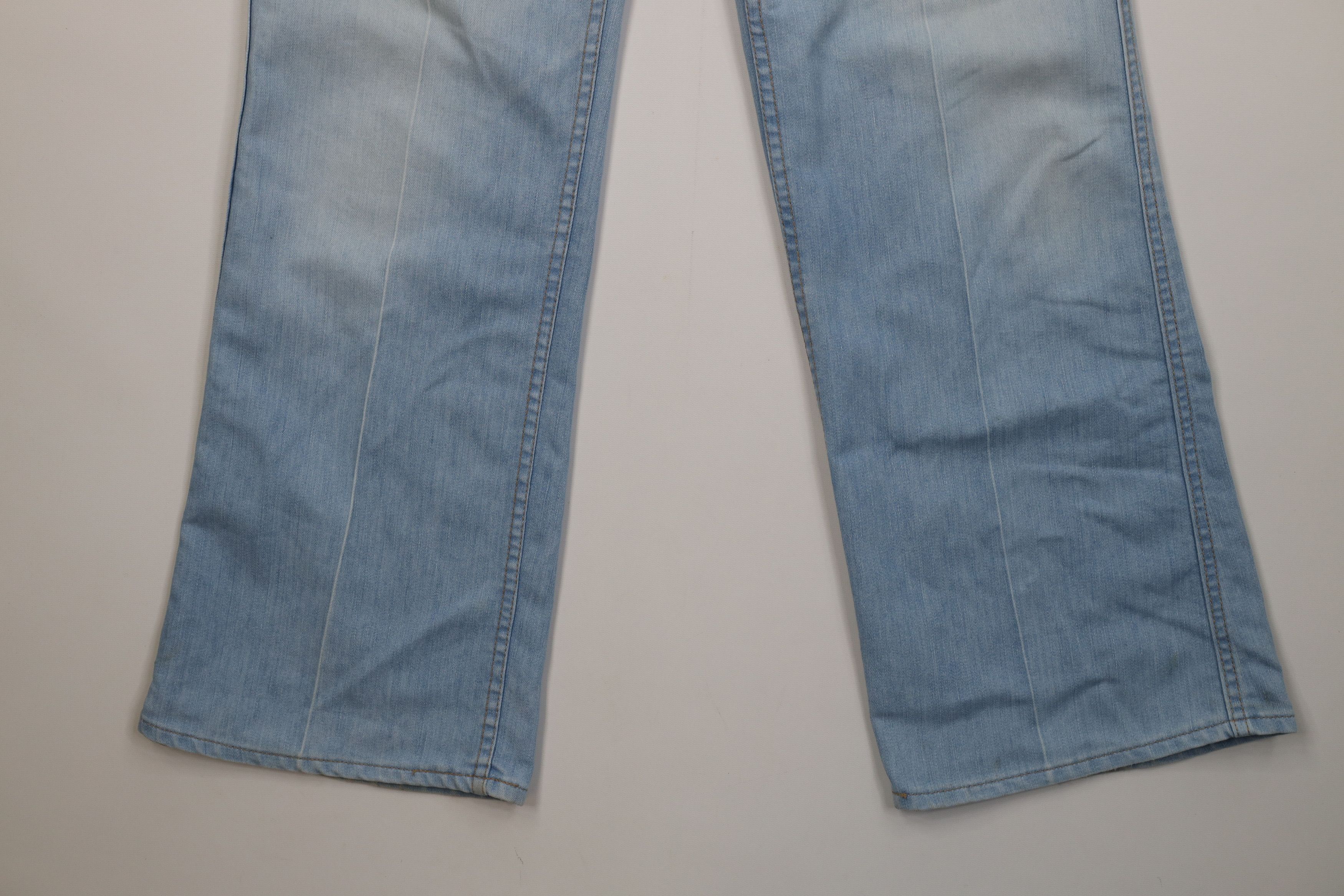 Levi's Vintage 70s Levis Orange Tab Bell Bottoms Jeans Blue USA Size US 38 / EU 54 - 4 Thumbnail