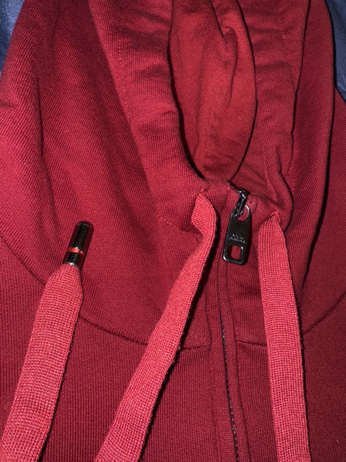 Dolce & Gabbana Dolce & Gabbana Red Cotton Hoodie Size US L / EU 52-54 / 3 - 3 Thumbnail