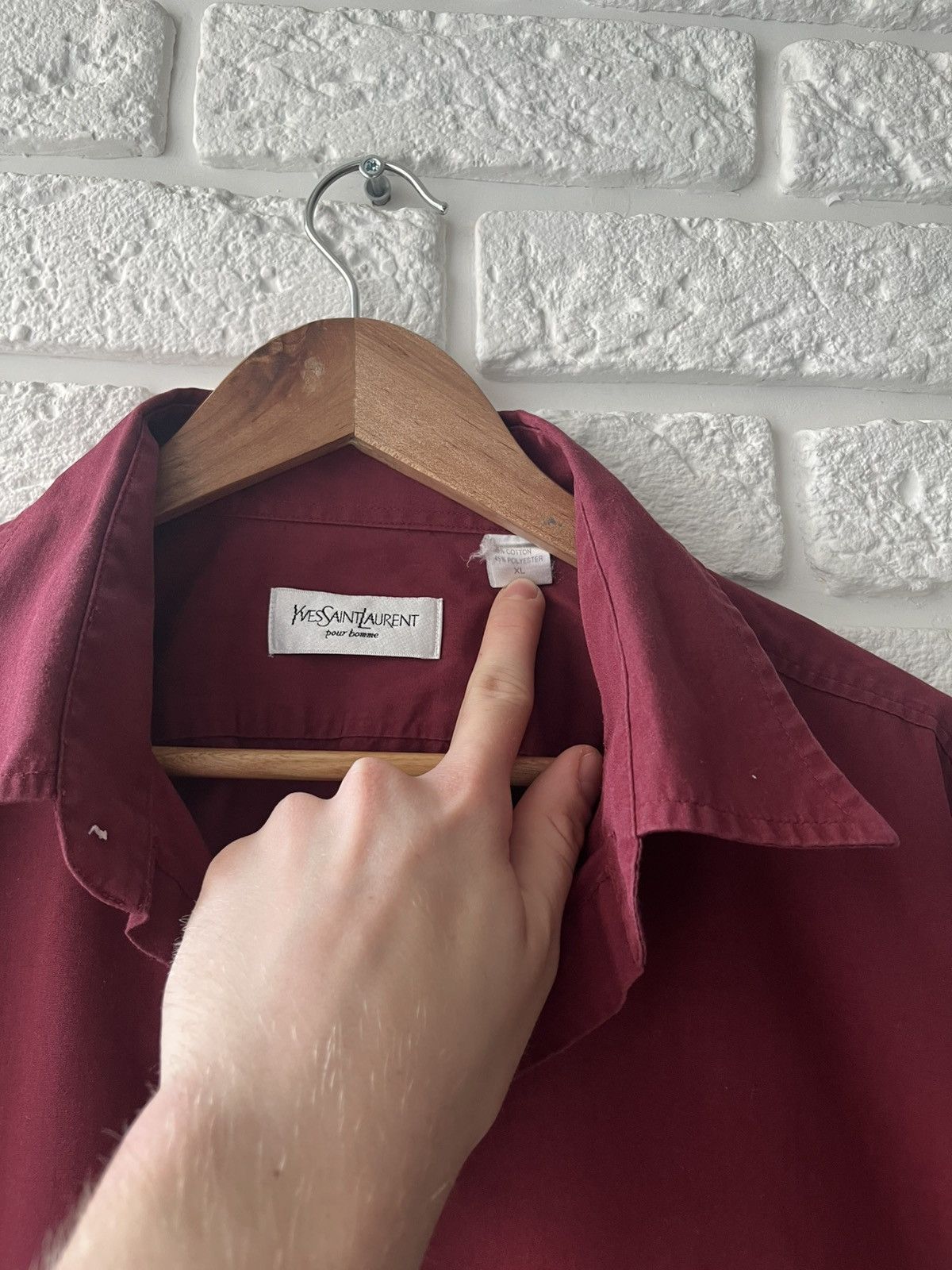 Yves Saint Laurent Vintage YSL shirt Size US XL / EU 56 / 4 - 3 Thumbnail
