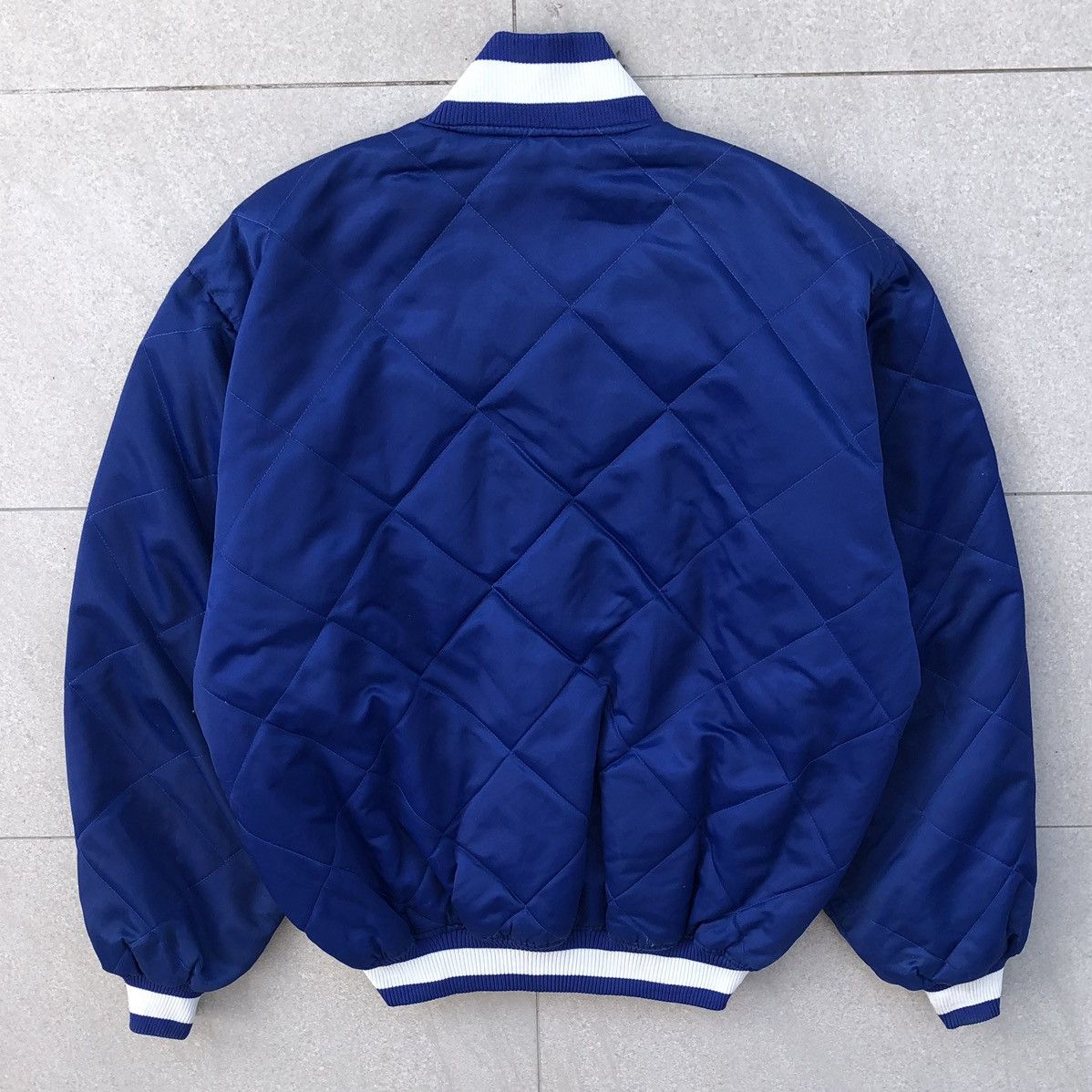 Cooperstown Collection VTG Brooklyn Cooperstown by Majestic Quilted Bomber Jacket Size US XL / EU 56 / 4 - 15 Thumbnail