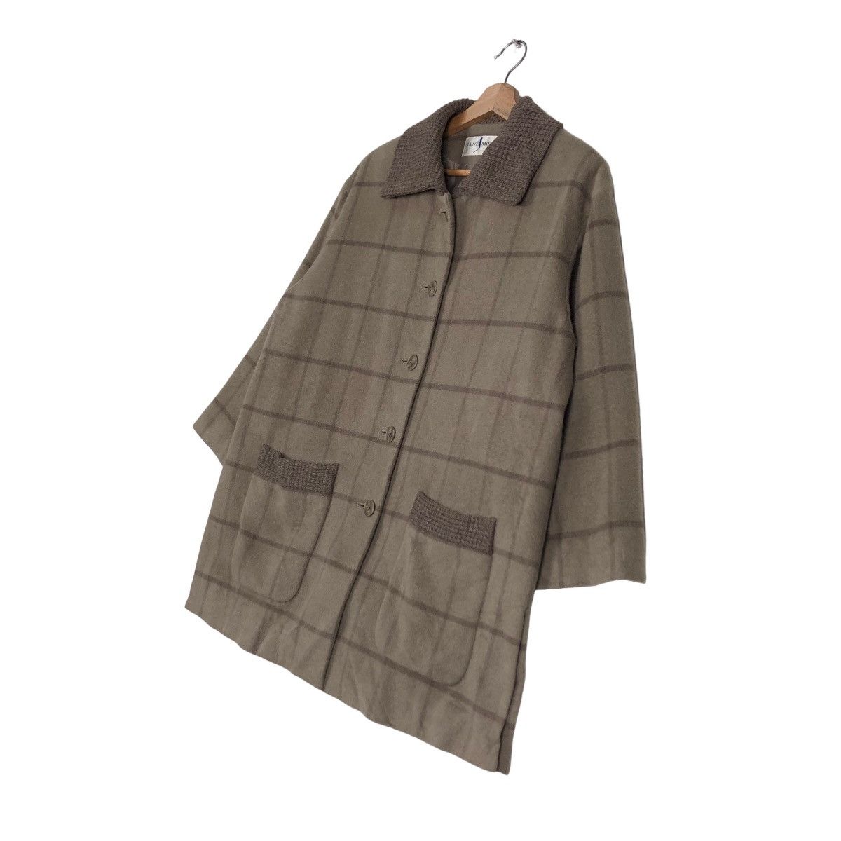 Japanese Brand 🔥Vintage Chore Wool Jacket Jane More Tartan Issey Miyake Size US L / EU 52-54 / 3 - 2 Thumbnail