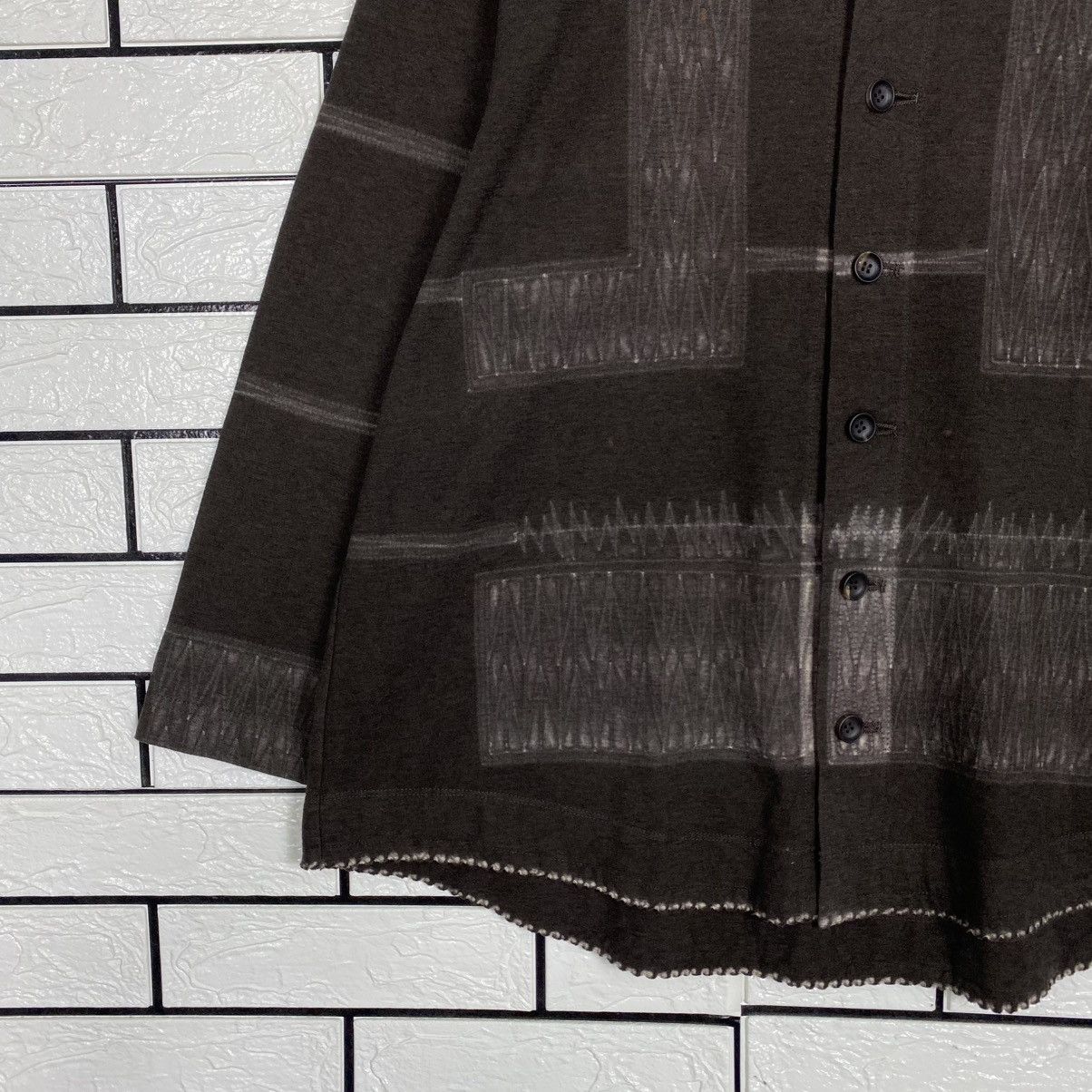 Issey Miyake 🔥VINTAGE MANDARIN JACKET PATCHWORK HEART HAAT ISSEY MIYAKE Size US M / EU 48-50 / 2 - 4 Thumbnail