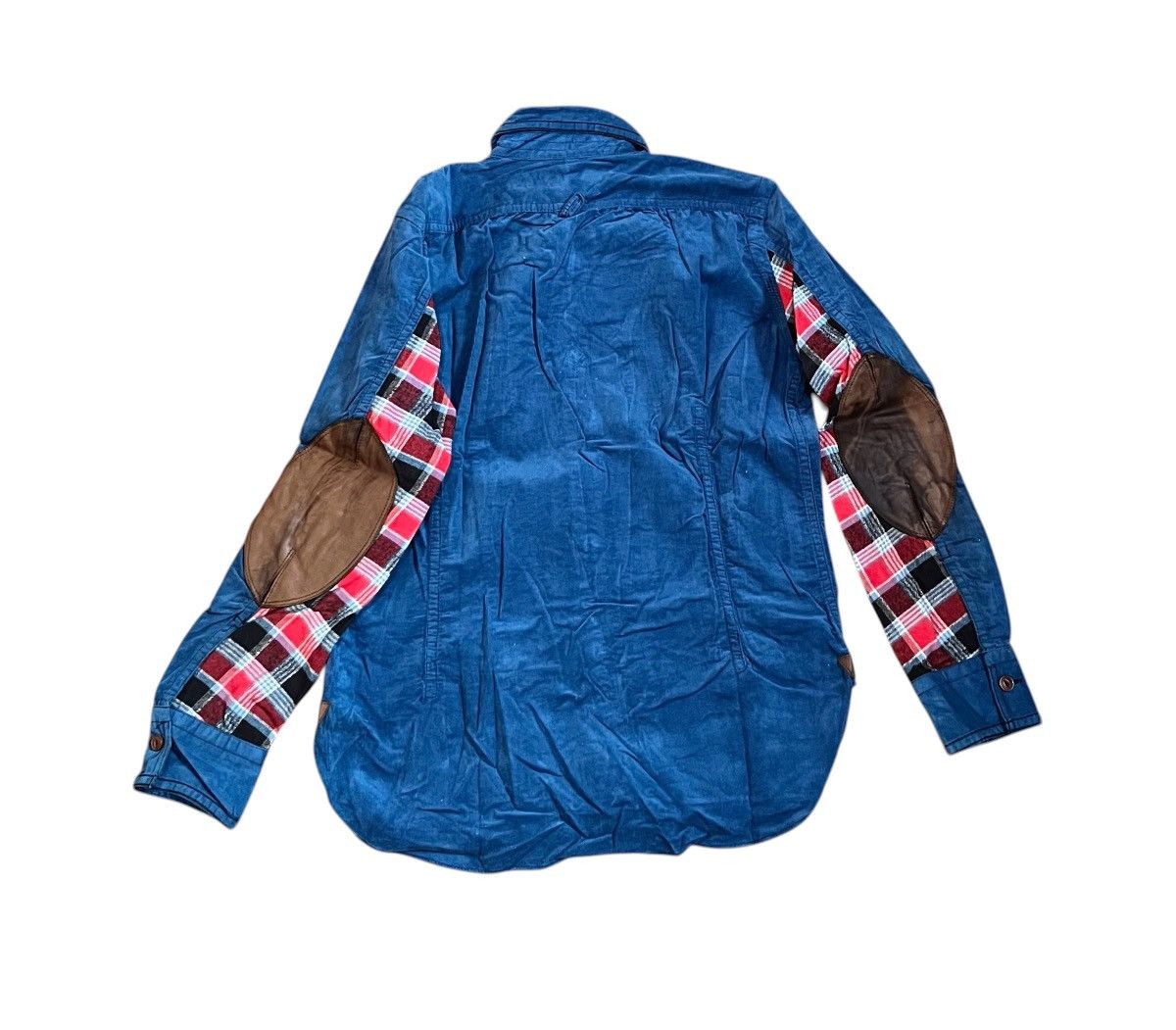 Junya Watanabe Junya watanabe cdg man AD2009 mixed fabric button up shirt Size US S / EU 44-46 / 1 - 6 Thumbnail