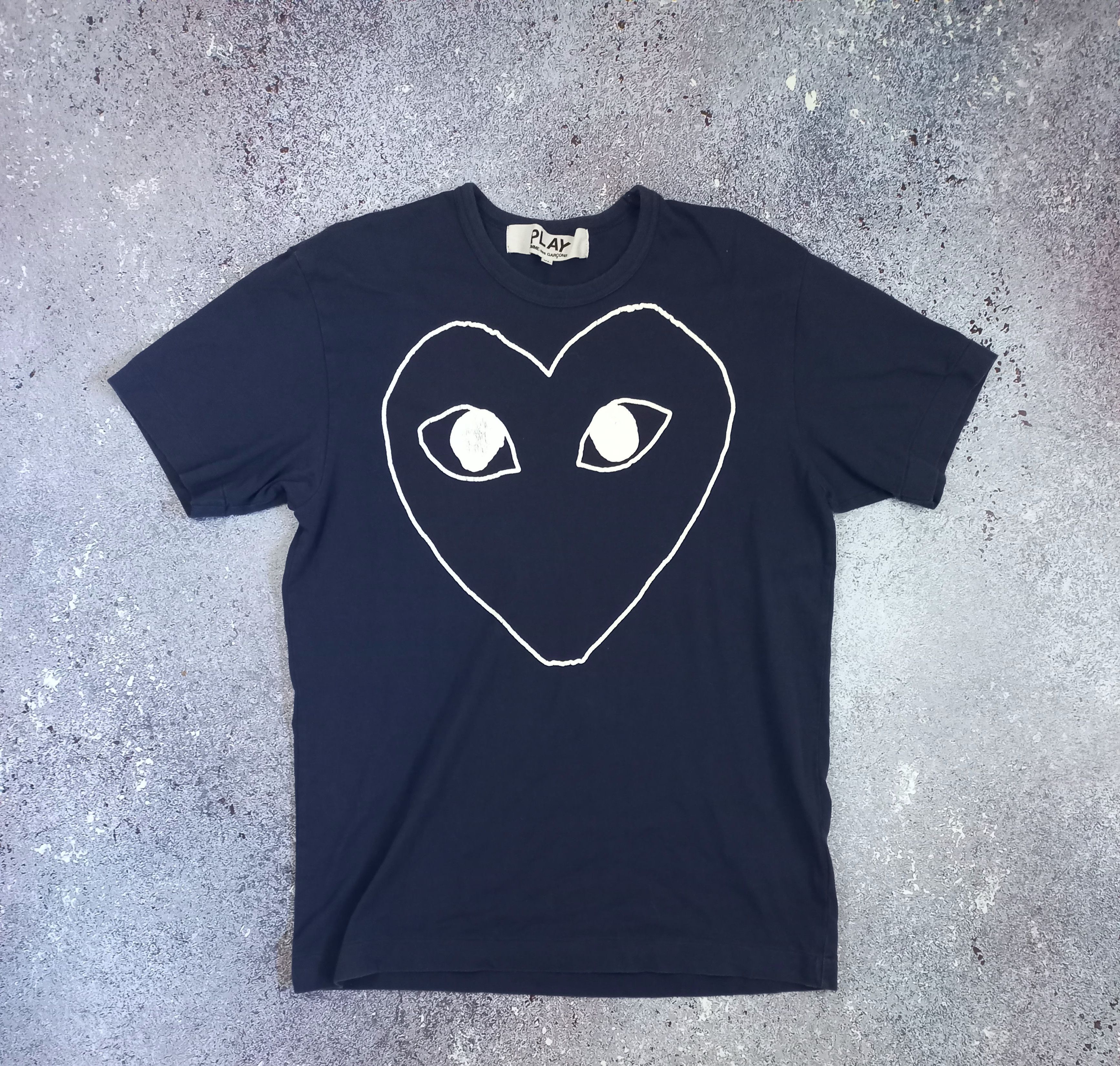 Comme des Garcons PLAY Comme des Garcons Play t-shirt Blue M Size US M / EU 48-50 / 2 - 1 Thumbnail
