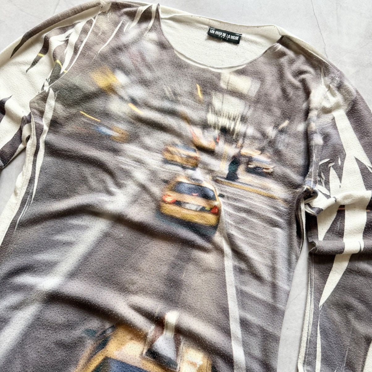 Hysteric Glamour New York Taxi Cop Copine Vibe Vintage Long Sleeve T Shirt Size M / US 6-8 / IT 42-44 - 5 Thumbnail