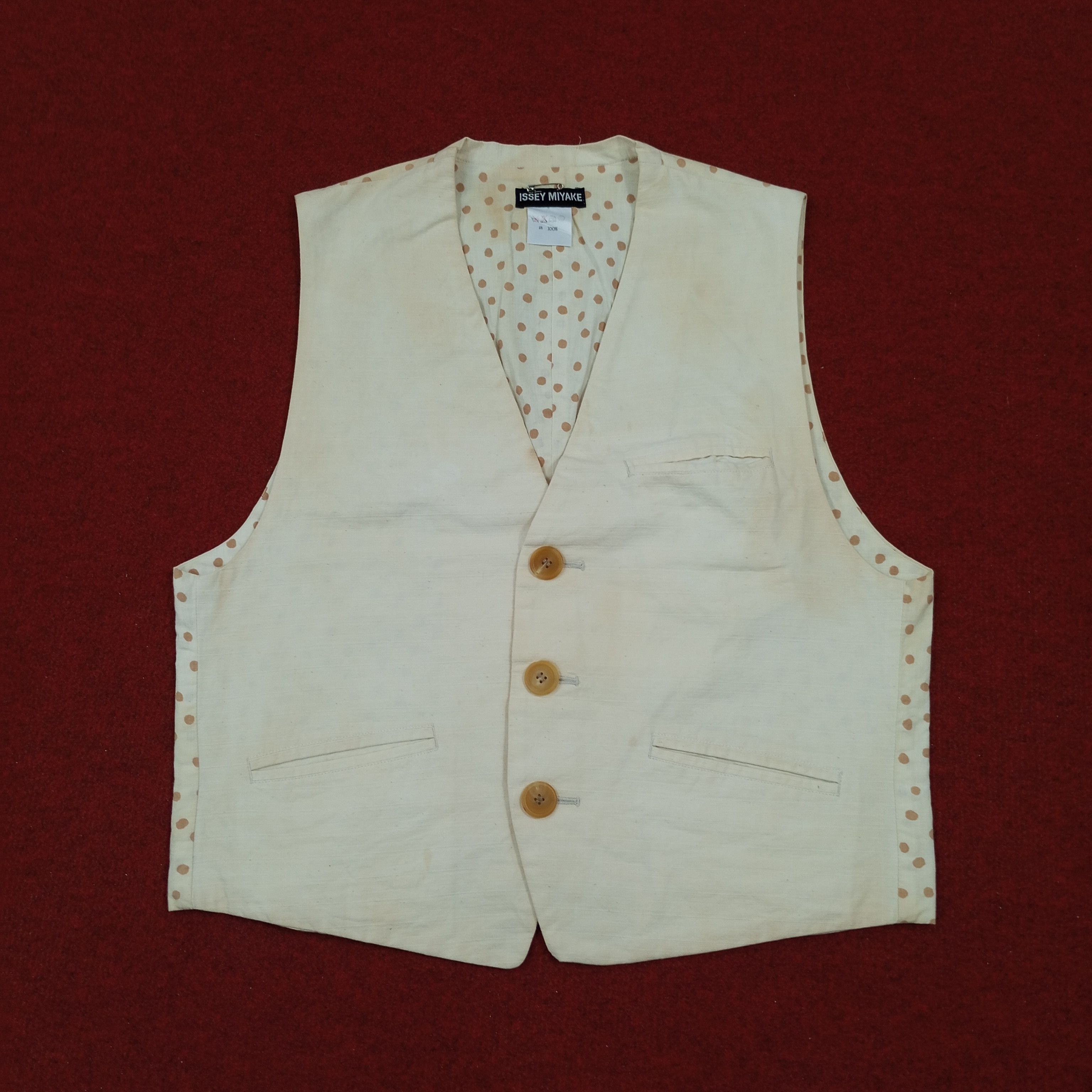 Designer × Issey Miyake × Vintage Issey Miyake Japanese Designer Fashion Vest Size US S / EU 44-46 / 1 - 1 Thumbnail