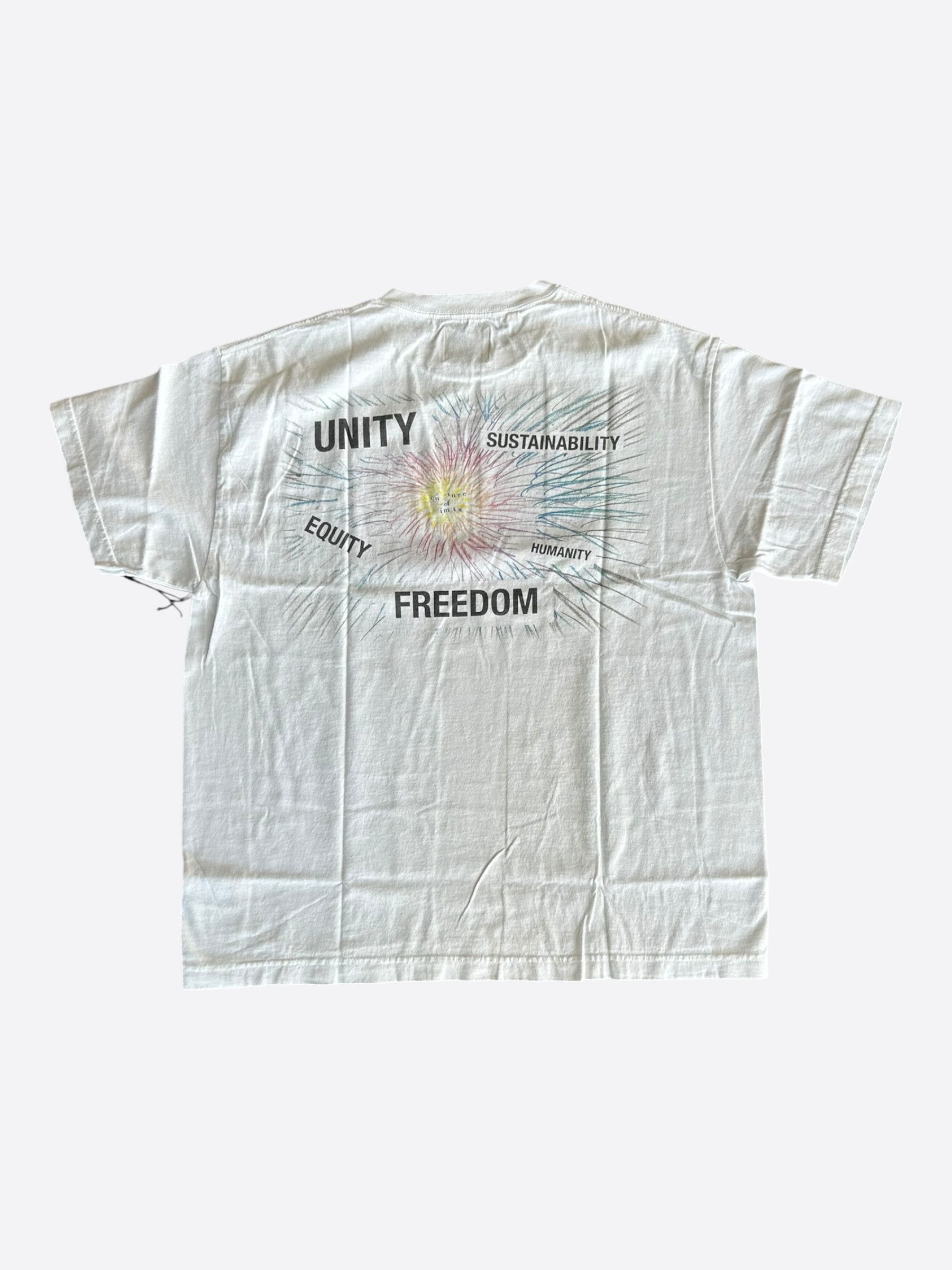 Gallery Dept. Compound Kids White & Multicolor Freedom Graphic T-Shirt Size US L / EU 52-54 / 3 - 2 Thumbnail