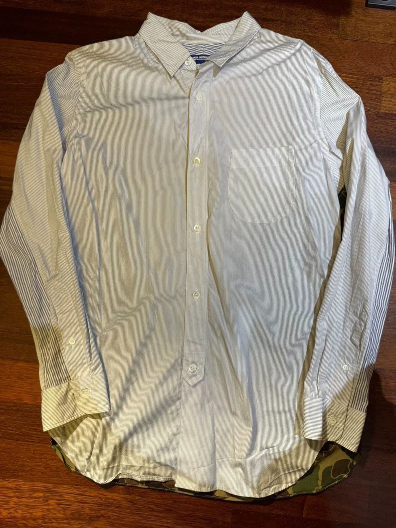 Junya Watanabe Junya Watanabe Striped Button-Up Shirt Size US S / EU 44-46 / 1 - 1 Thumbnail