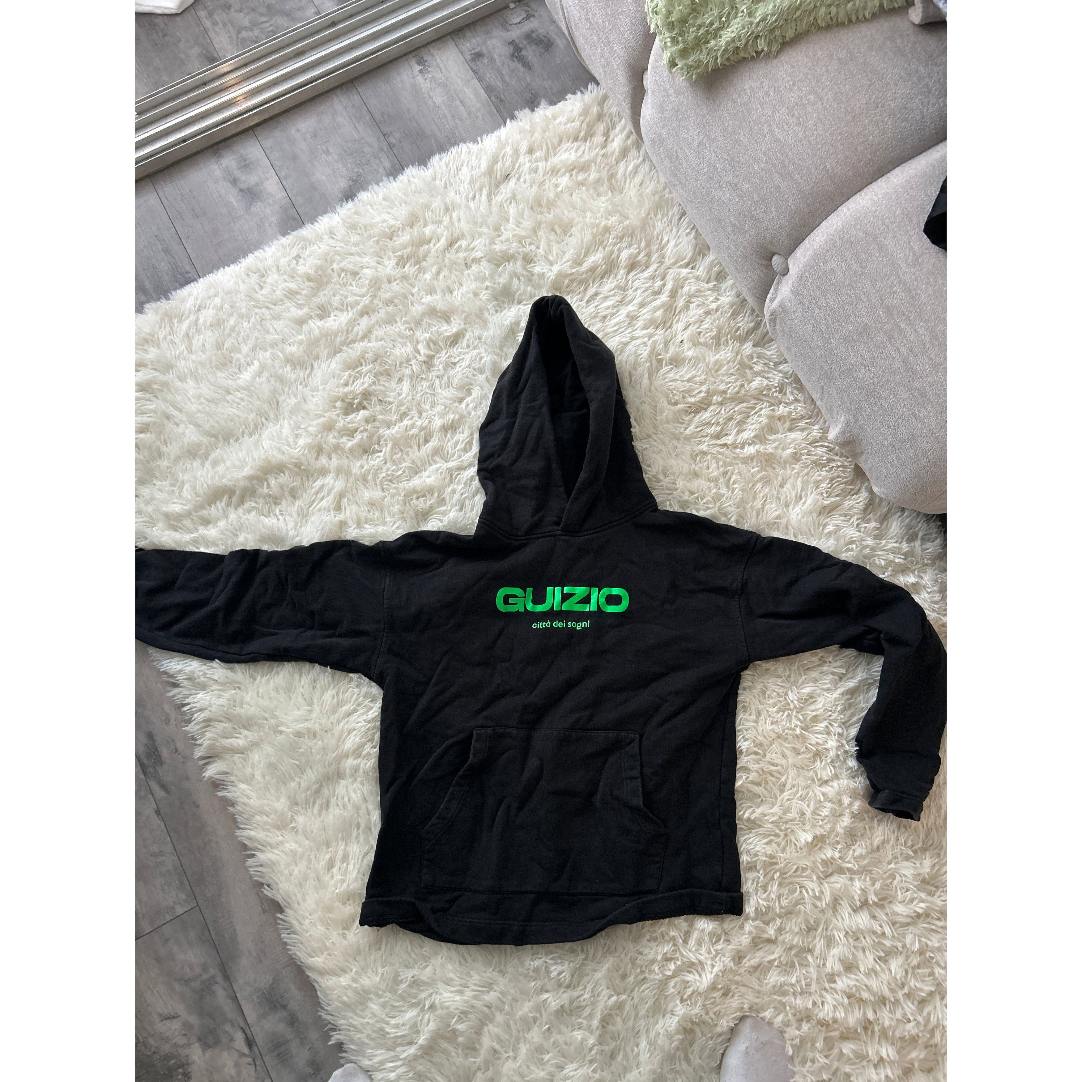 Guizio Black Guizio Hoodie Size S / US 4 / IT 40 - 1 Thumbnail