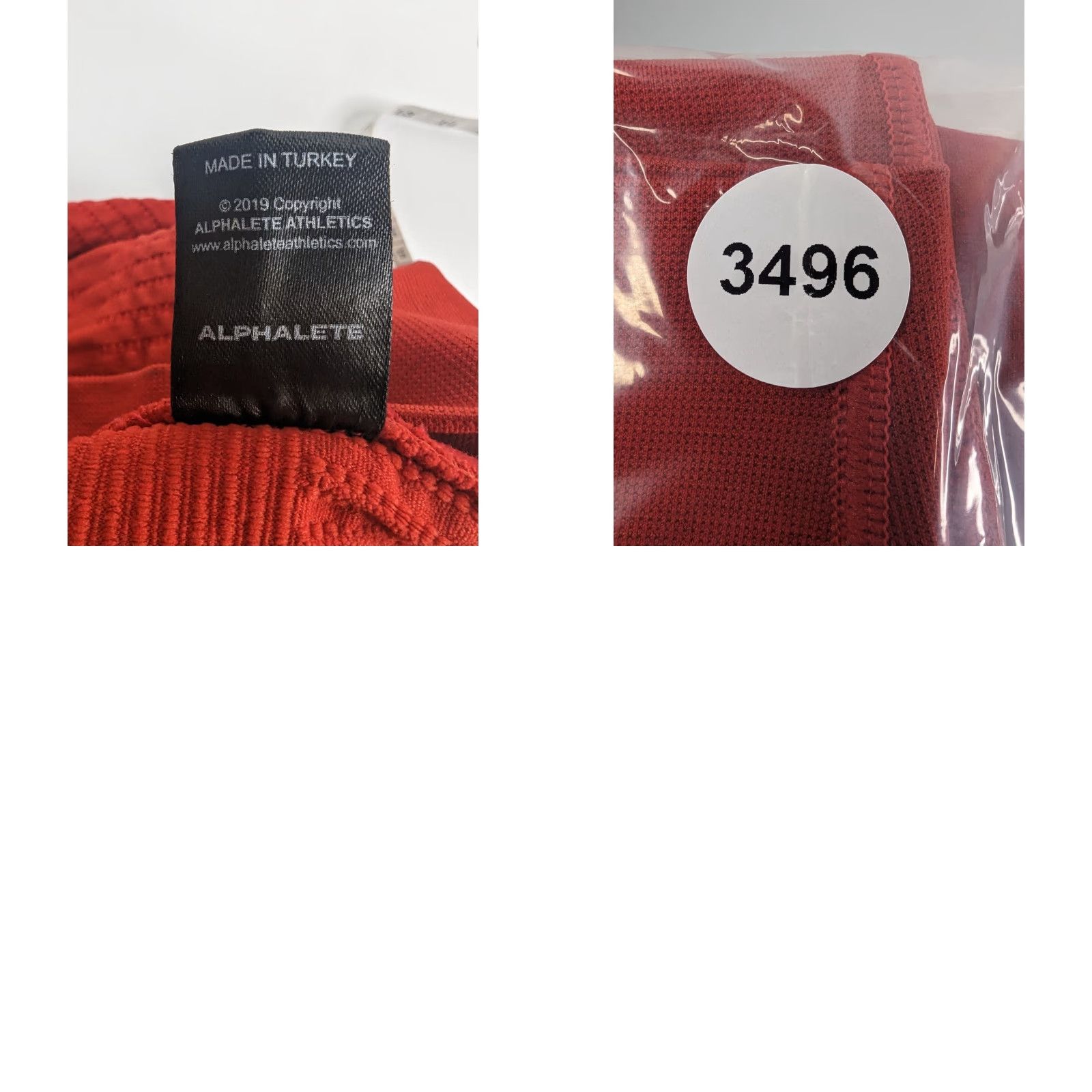 Vintage Alphalete Red Seamless Halo Leggings XS Leggings Women XS Red Seamless Halo Size 26" / US 2 / IT 38 - 9 Thumbnail