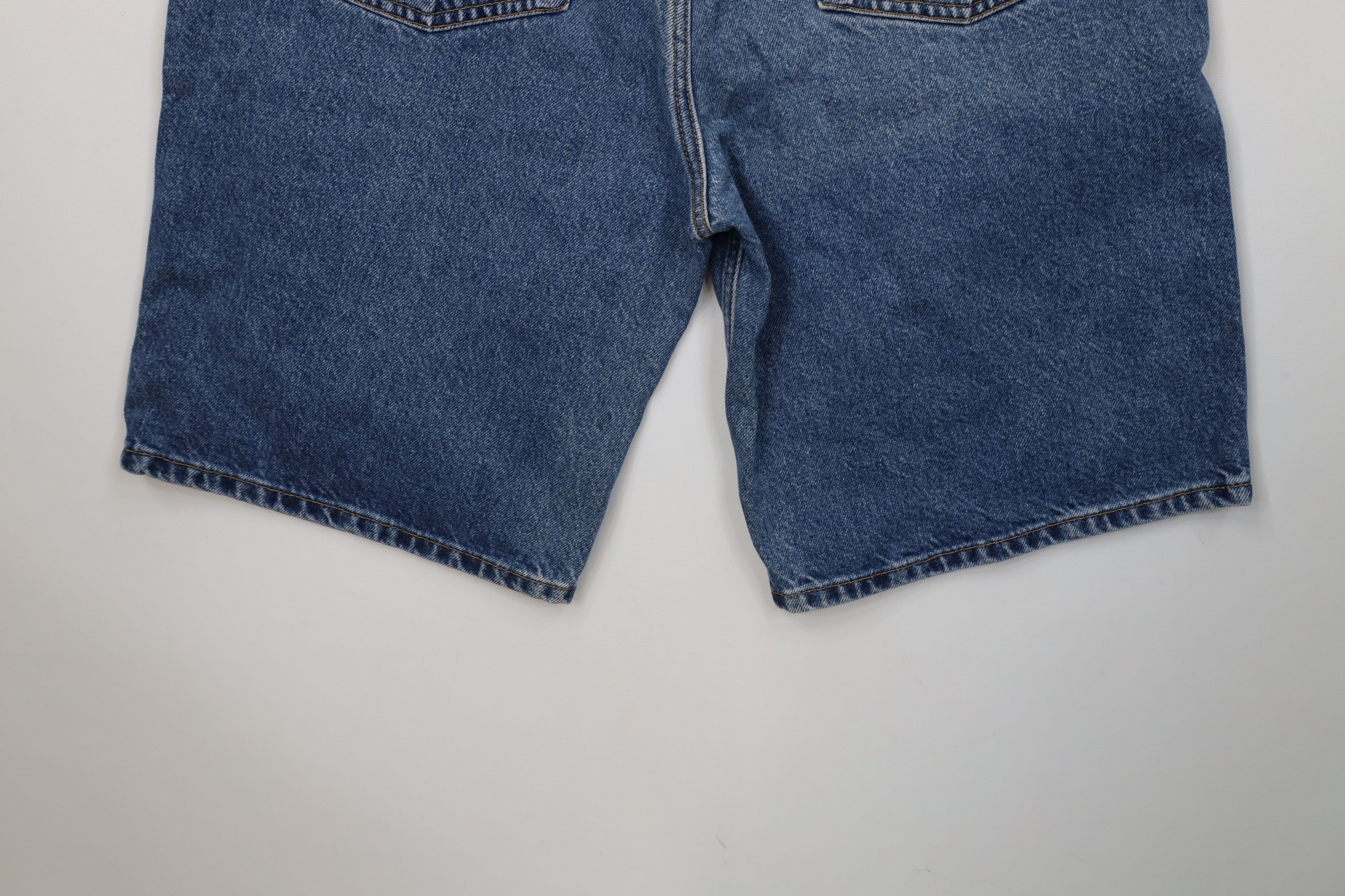 Tommy Hilfiger Vintage Y2K 2000 Tommy Hilfiger Denim Jean Shorts Blue Size US 34 / EU 50 - 12 Thumbnail