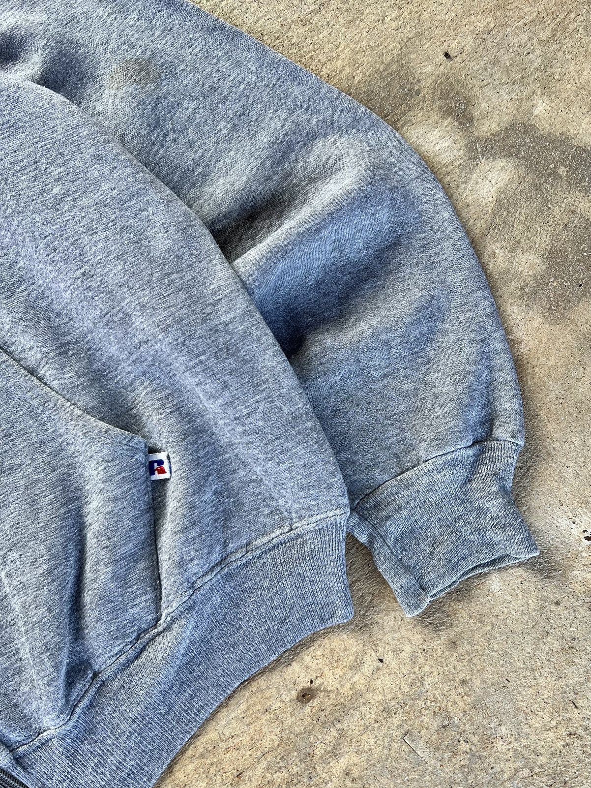 Russell Athletic × Vintage Vintage Russell Athletic Grey Zip Up Size US L / EU 52-54 / 3 - 6 Thumbnail