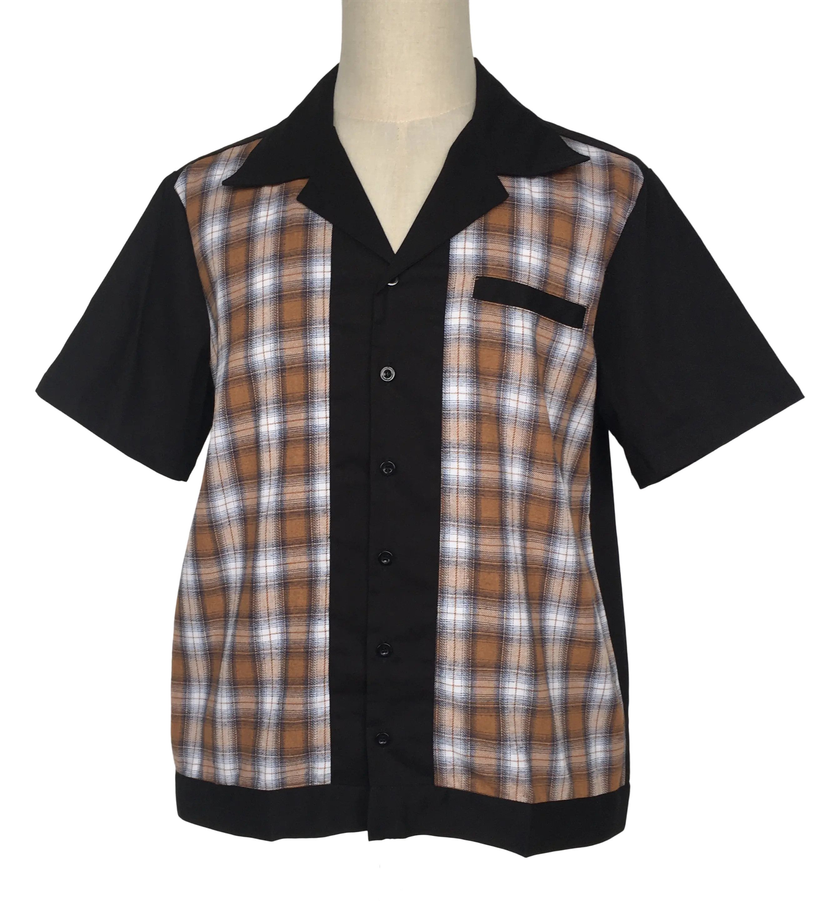 Other Workshirts men clothing black contrast plaid Size US XL / EU 56 / 4 - 1 Thumbnail