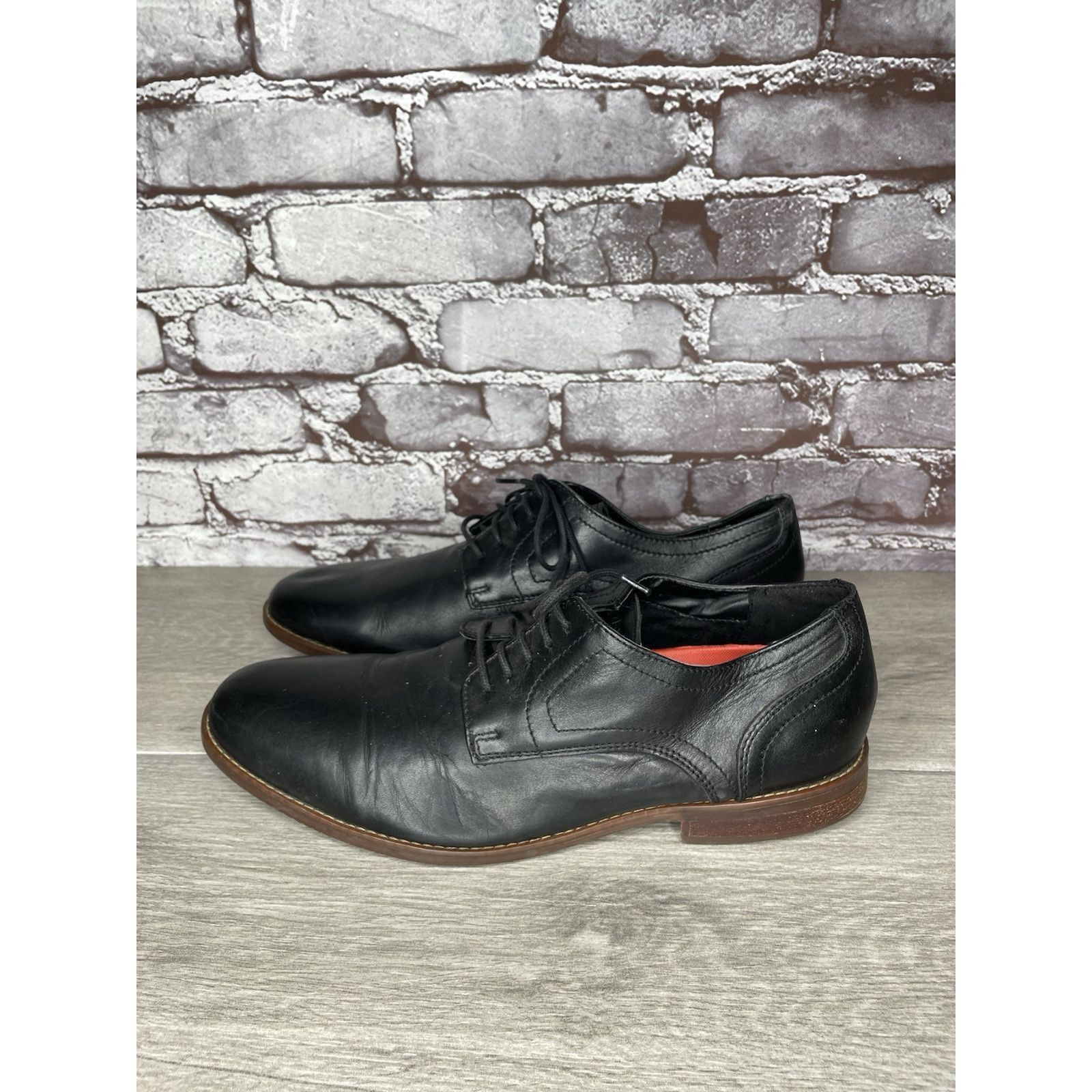 Rockport Rockport Trutech Black Leather Oxfords Brown Casual Shoes Me Size US 10 / EU 43 - 18 Thumbnail