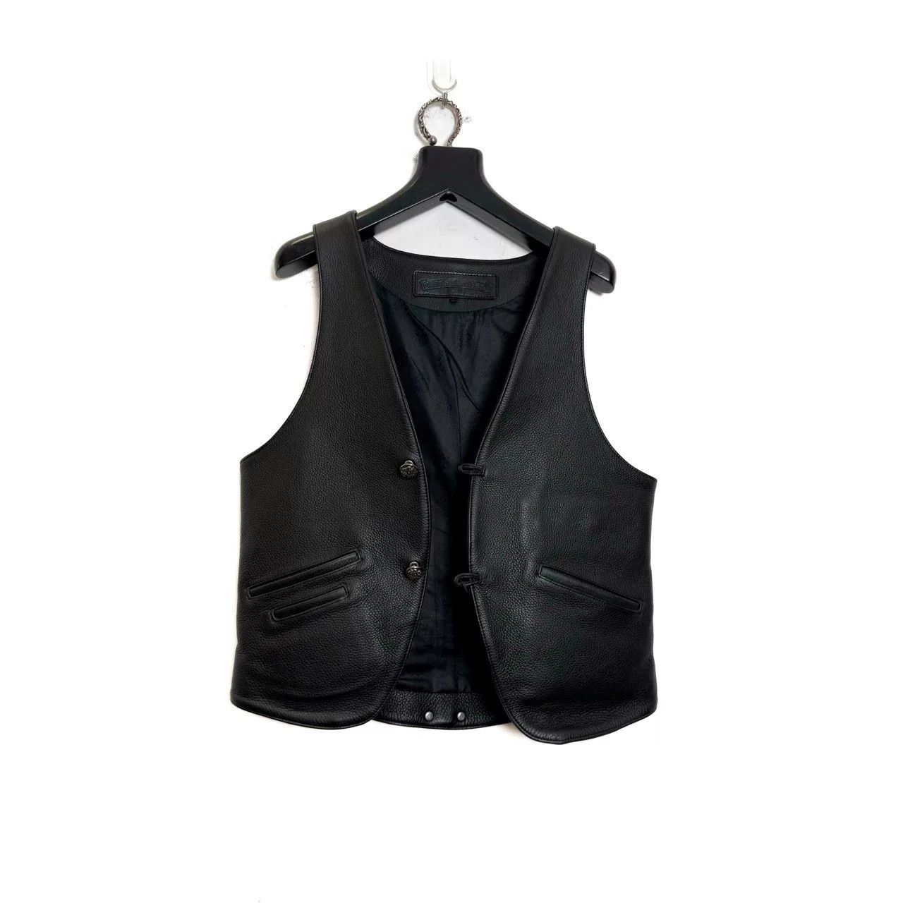 Chrome Hearts Chrome Hearts Leather Vest Size US M / EU 48-50 / 2 - 1 Thumbnail