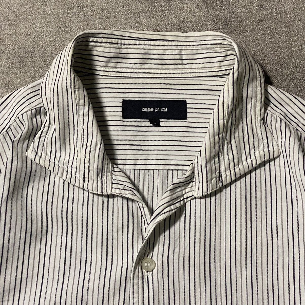 Comme Ca Ism Comme Ca Ism Stripe Open Collar Shirt Size US L / EU 52-54 / 3 - 3 Thumbnail