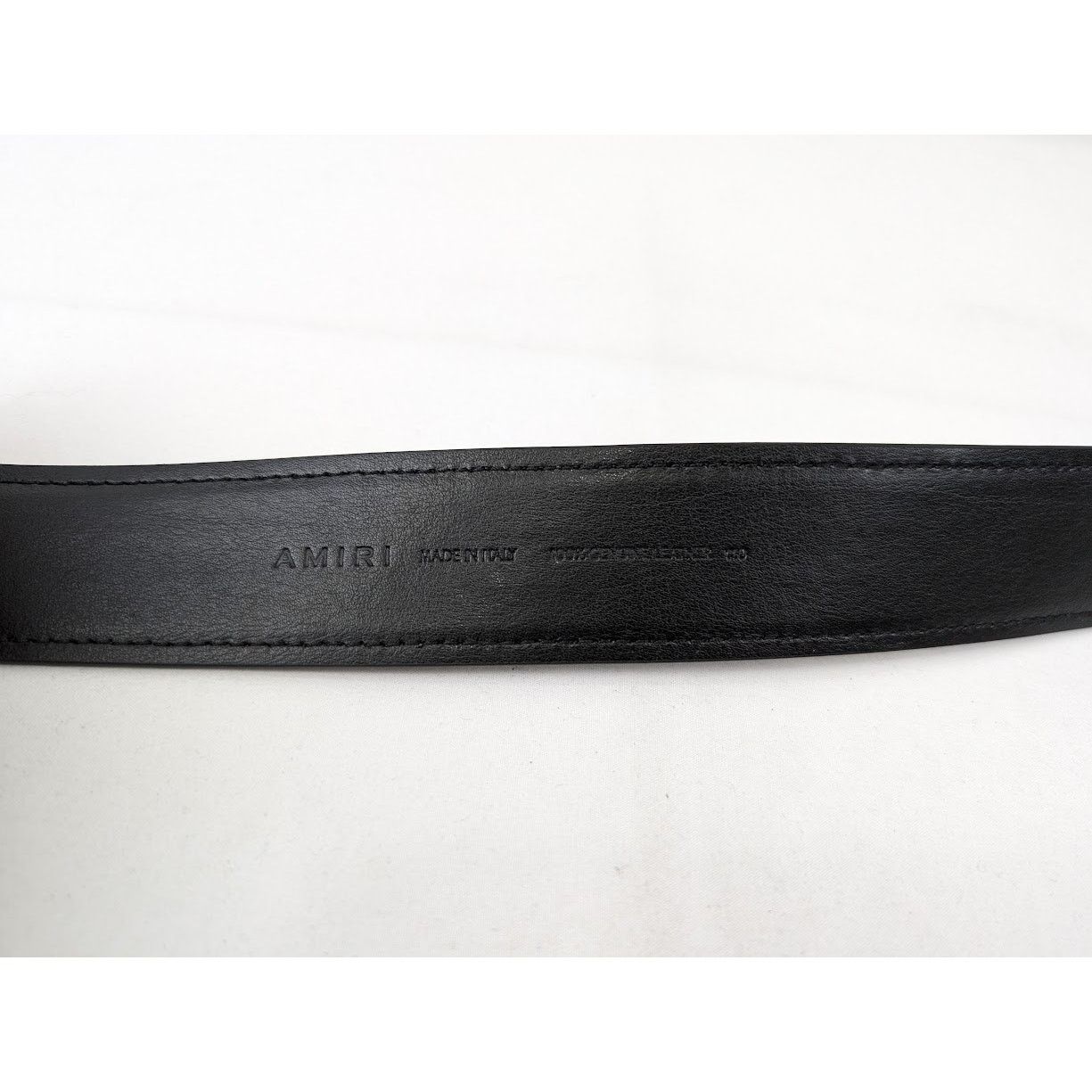 Amiri o1rshd1 Size: 110 CM / Nappa Amiri 4cm Belt in Black Size 44 - 4 Thumbnail