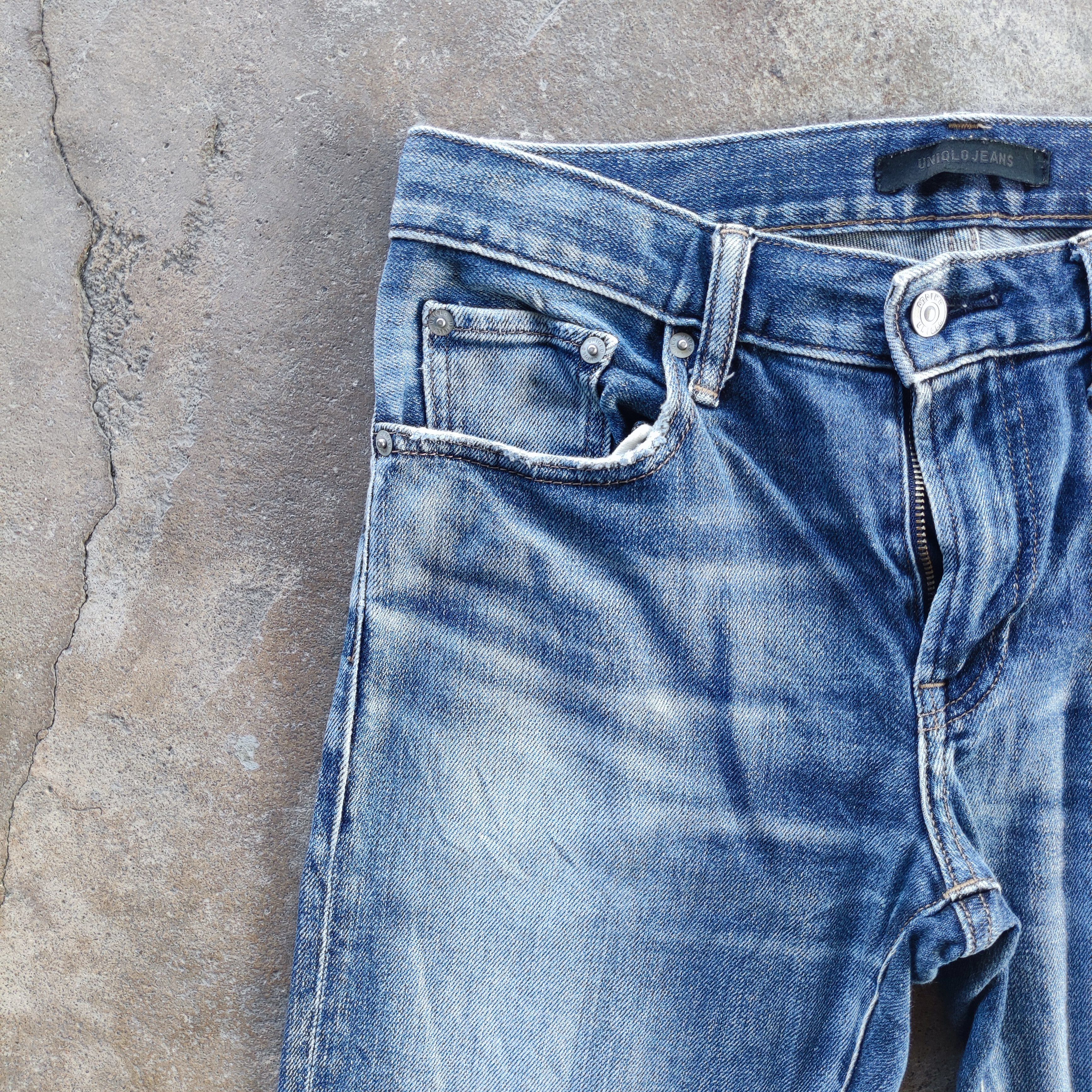 Japanese Brand Vintage Japanese Brand Jeans Ripped Faded Pants Size US 31 - 5 Thumbnail