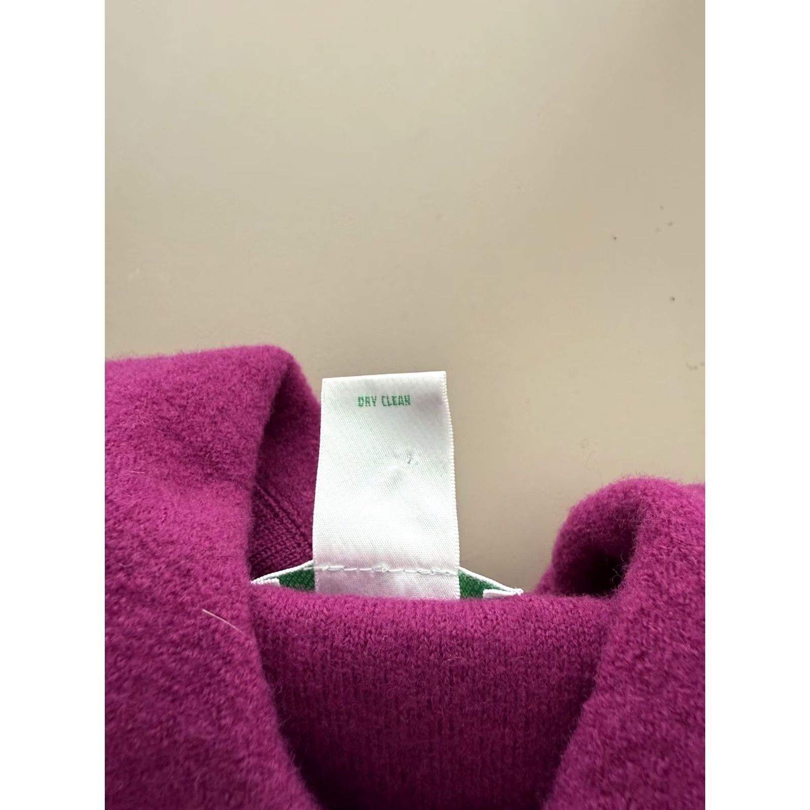 Laura Ashley VINTAGE Laura Ashley Wool Jacket Fuchsia W/Black Trim Women’s PM 90's Y2K Size M / US 6-8 / IT 42-44 - 7 Thumbnail