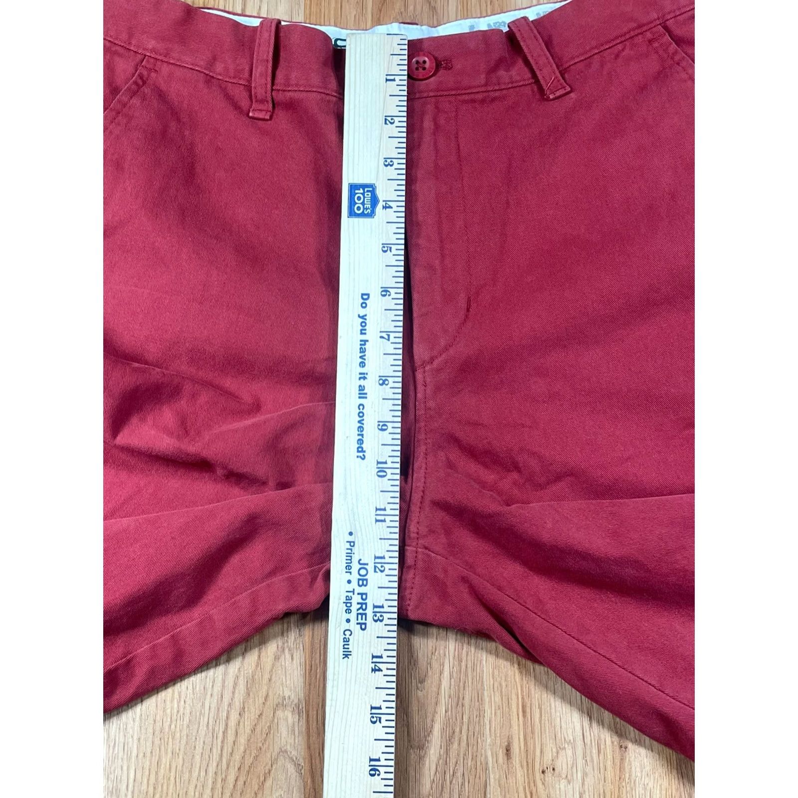 Eddie Bauer Eddie Bauer Shorts Mens Size 32 Legend Red Flat Front Khaki Chino Casual Outdoor Clothing Size US 32 / EU 48 - 4 Thumbnail