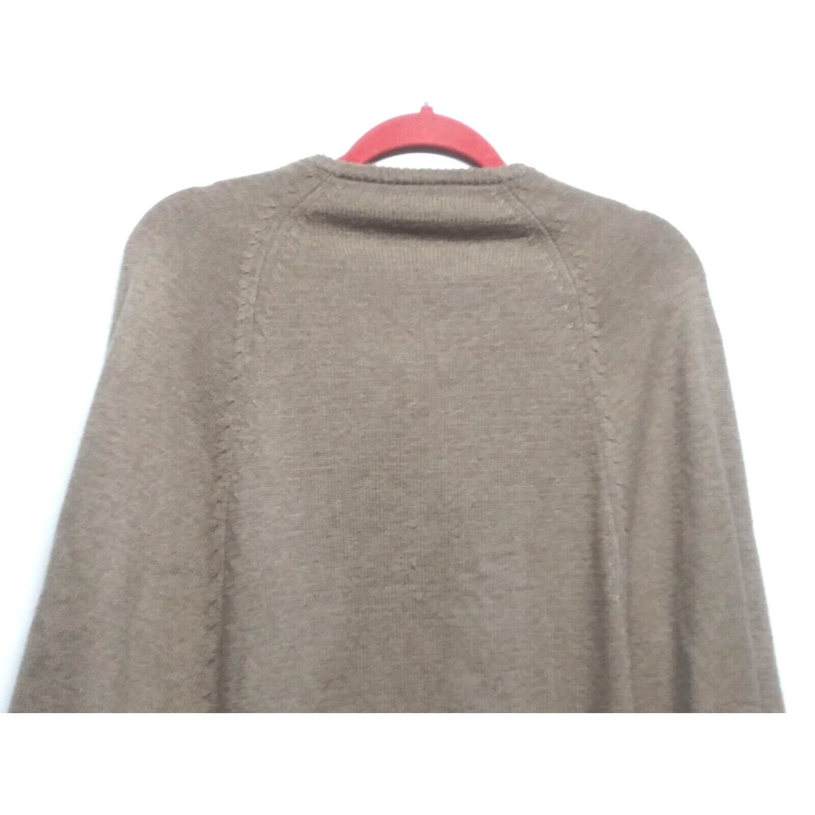 Vintage Women's Poncho Cape Sweater S/M Tan Lightweight Knit Cashmer Size M / US 6-8 / IT 42-44 - 5 Thumbnail