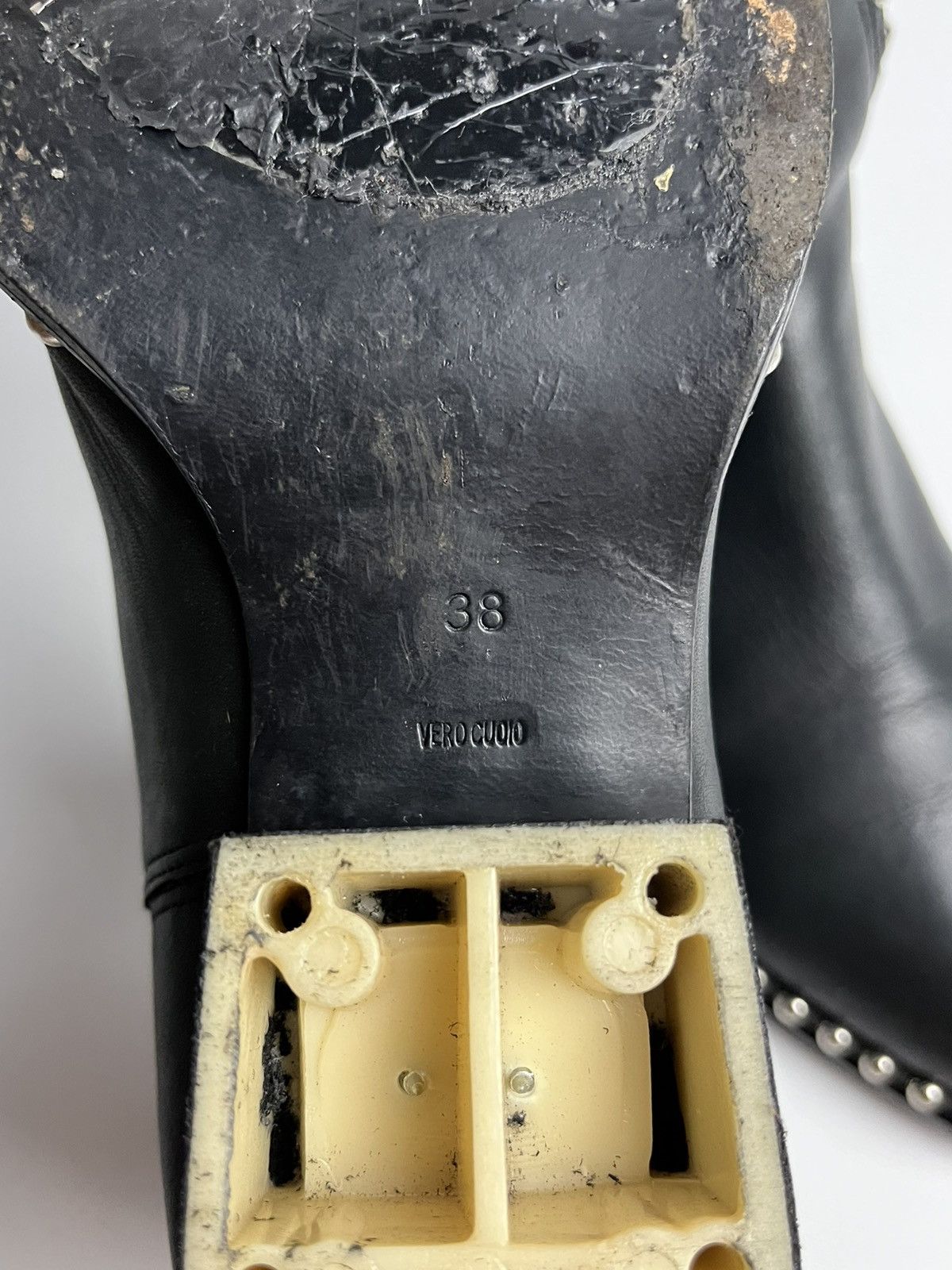 Alexander Wang Alexander Wang Studded Kori Cutout Heel Leather Ankle Boots Size US 8 / IT 38 - 11 Thumbnail