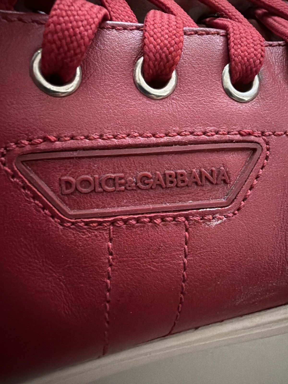 Dolce & Gabbana Dolce & Gabbana Leather Sneakers Size US 10.5 / EU 43-44 - 9 Thumbnail