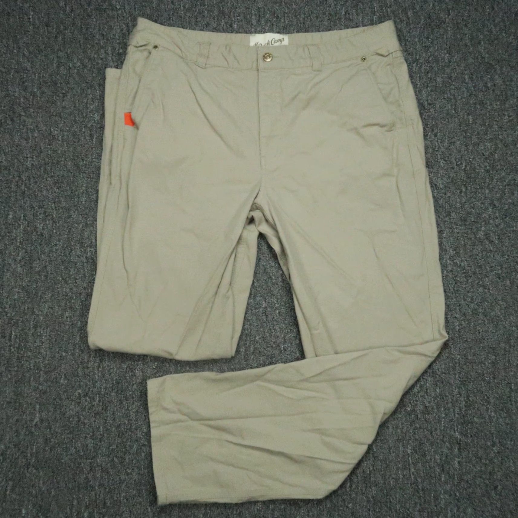 Vintage Duck Camp Pants Mens 38x33 Khaki Hiking Hunting Outdoors Cordura Canvas Brush Size US 38 / EU 54 - 2 Thumbnail