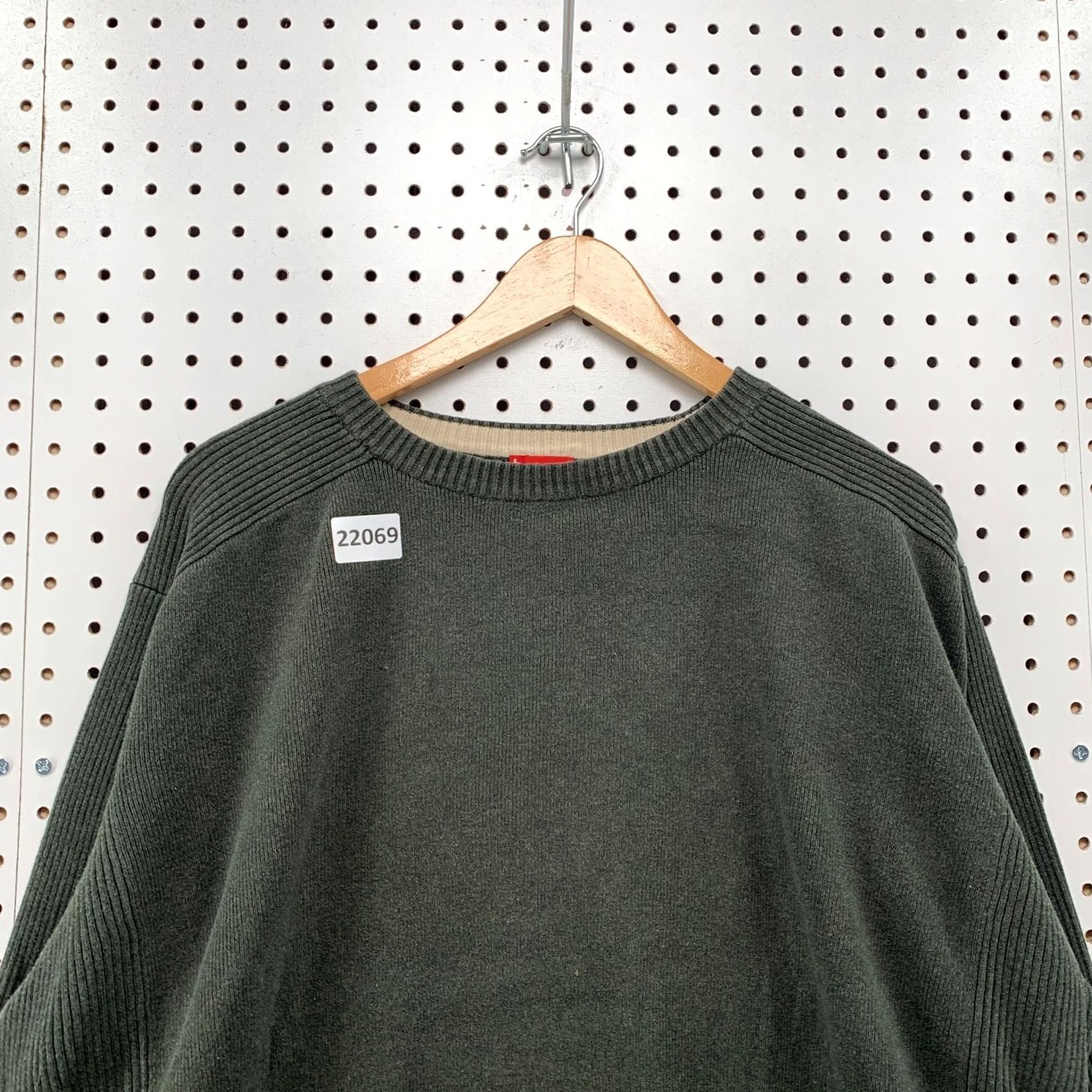 Levi's VINTAGE Levi's Crewneck Sweater Olive Green Adult Mens XL Long Sleeve Pullover Size US XL / EU 56 / 4 - 2 Thumbnail