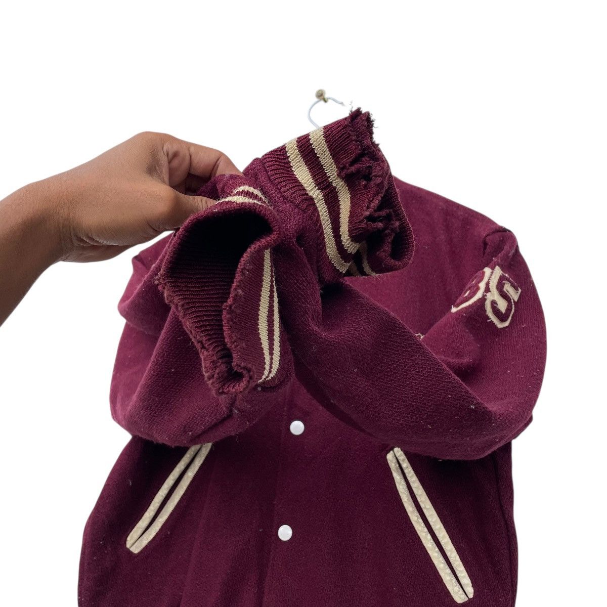 Vintage 💥Vintage Varsity Wool Jacket Made In Usa Size US S / EU 44-46 / 1 - 6 Thumbnail