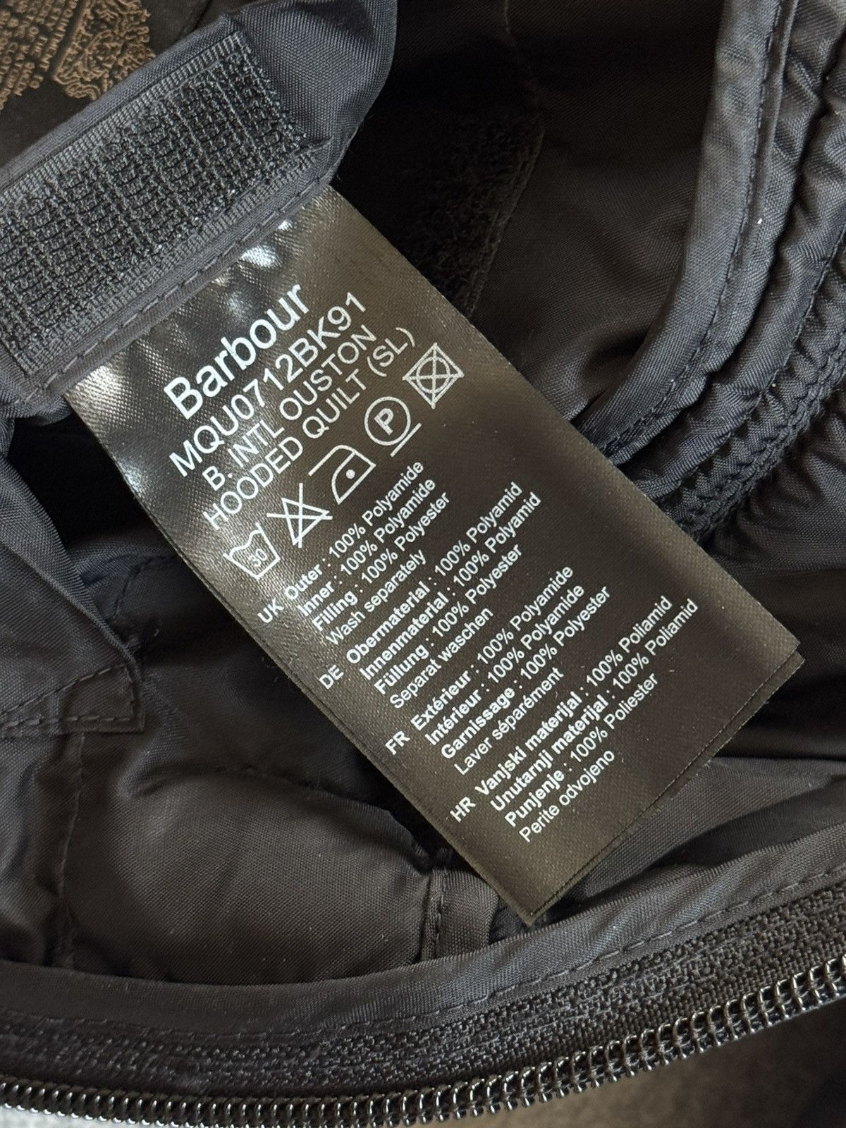 Barbour Barbour International Ouston hooded quilted jacket fibredown Size US L / EU 52-54 / 3 - 12 Thumbnail