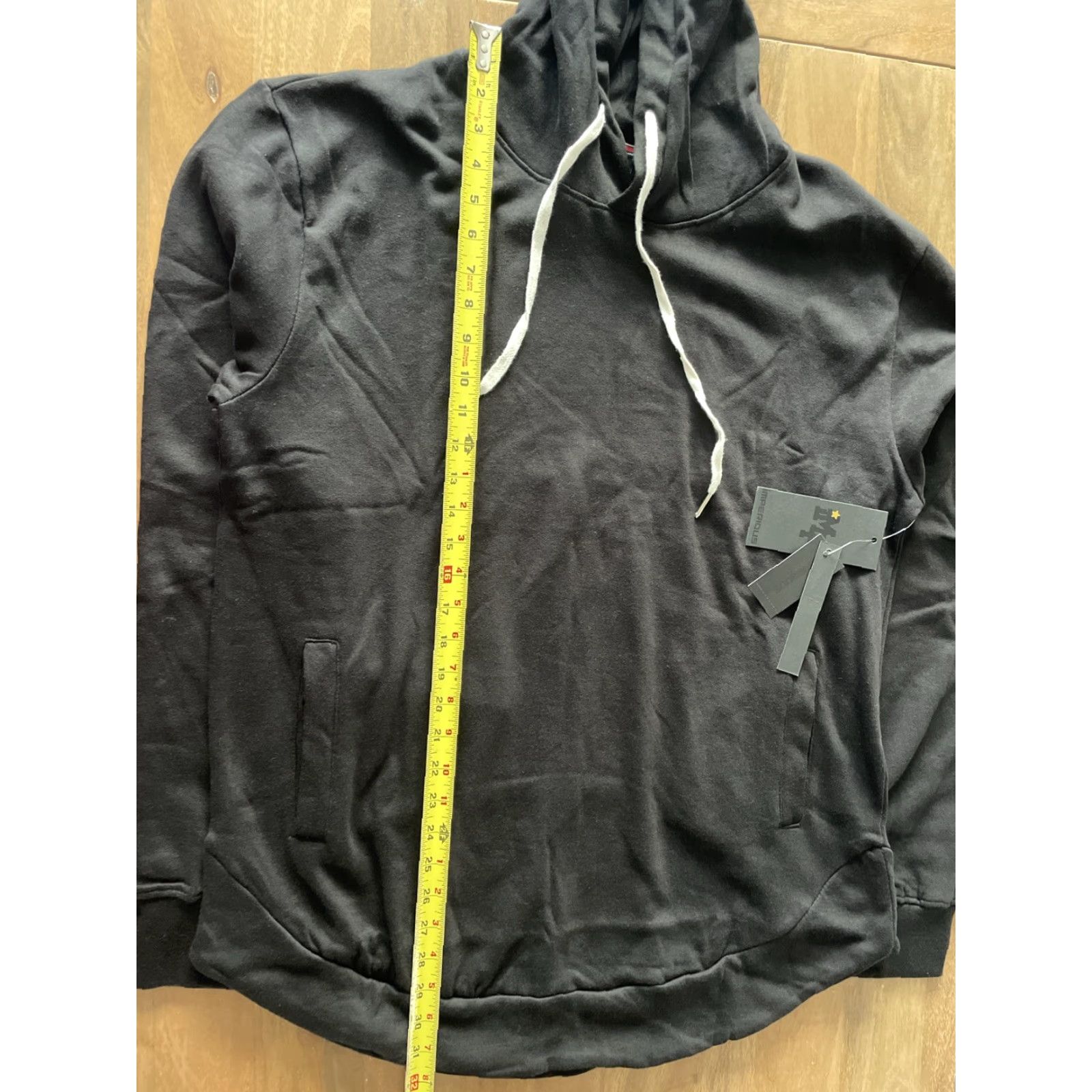 Vintage imperious Hoodie Mens XL Black Fleece Pockets Pullover Sweatshirt Size US XL / EU 56 / 4 - 7 Thumbnail