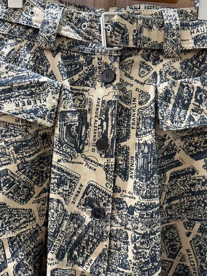 Dior Dior Map-printed skirt Size 24" / US 00 / IT 34 - 3 Thumbnail