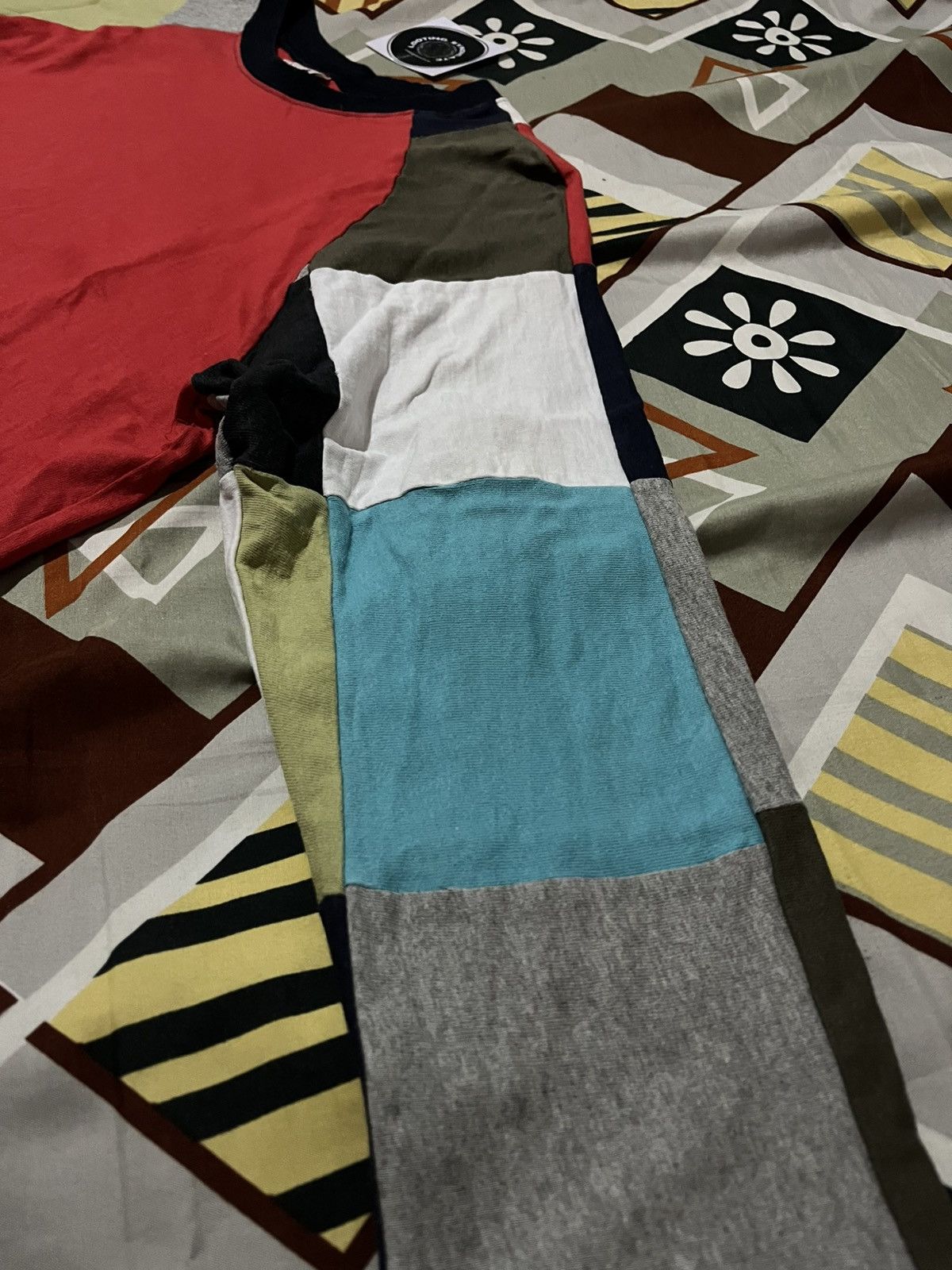 Designer × Japanese Brand × Vintage Vintage Urban Instinct Patch Work Longsleve Size US M / EU 48-50 / 2 - 8 Thumbnail