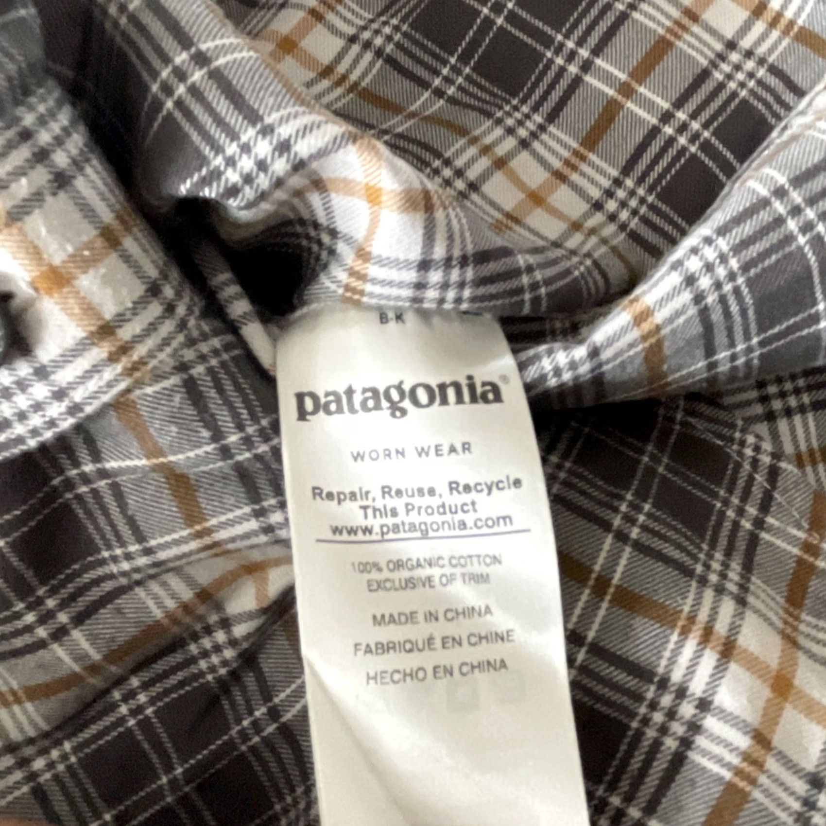 Patagonia Patagonia Shirt Men XL Pima Cotton Glen Plaid Lightweight Flannel Button-Up Size US XL / EU 56 / 4 - 4 Thumbnail