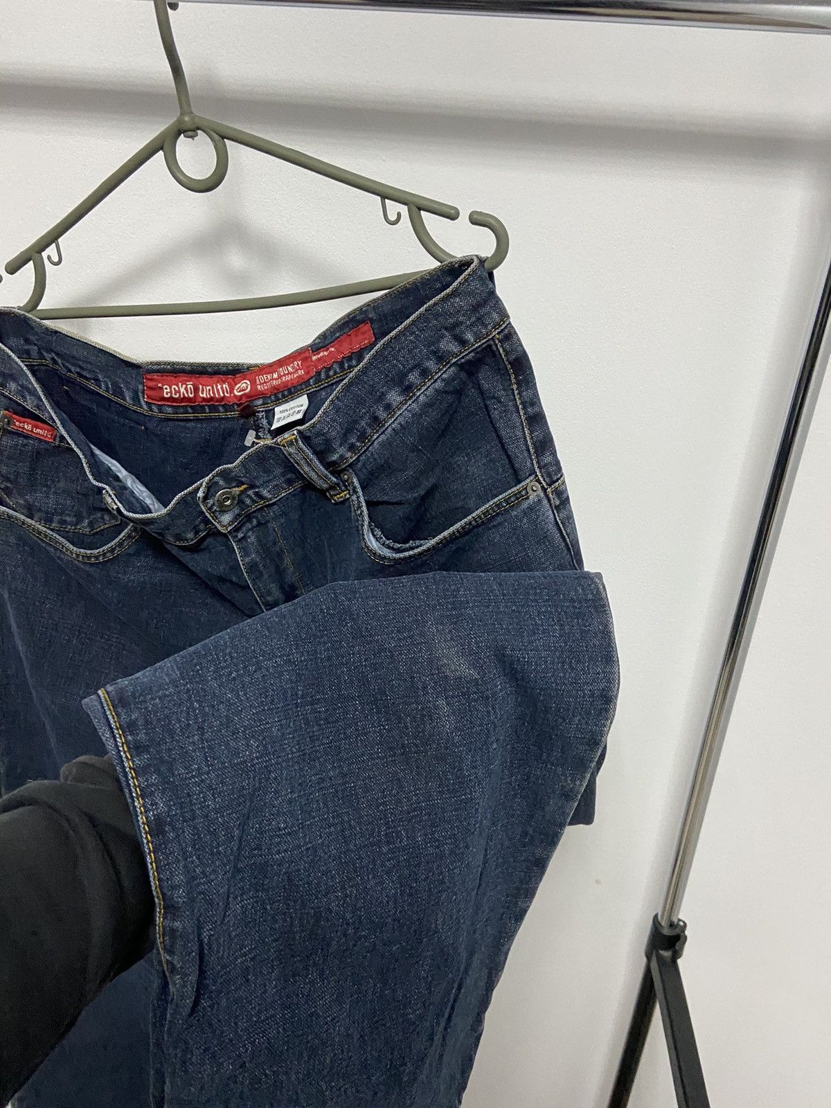 Ecko Unltd. × Vintage Ecko Unltd. Vintage denim pants skate pocket logo Size US 36 / EU 52 - 11 Thumbnail