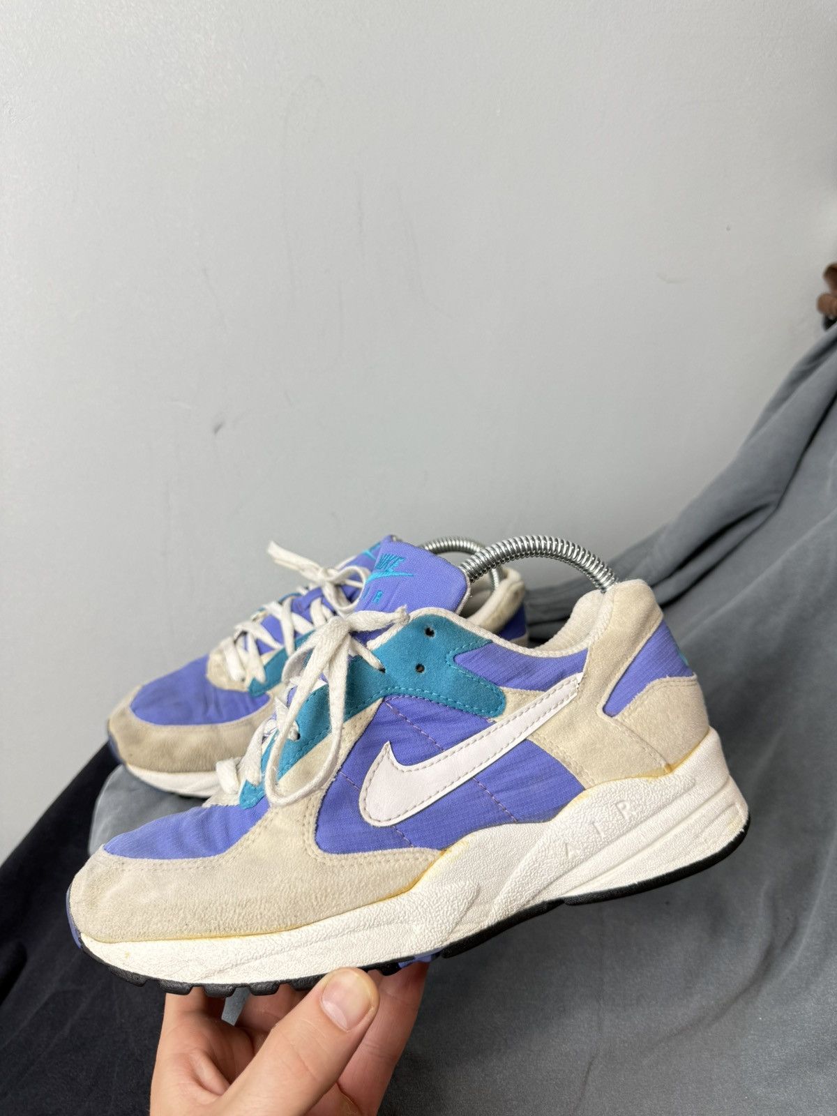 Nike 💥 Rare! 1990’s Vintage Nike Air Icarus Sneakers Size US 7.5 / IT 37.5 - 2 Thumbnail