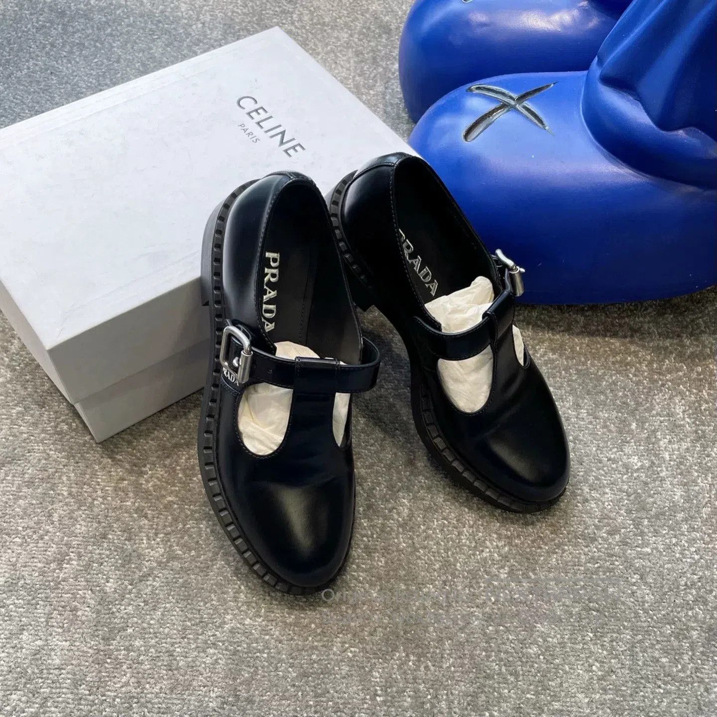 Prada Prada Black Mary Jane Shoes. Size US 7 / IT 37 - 6 Thumbnail