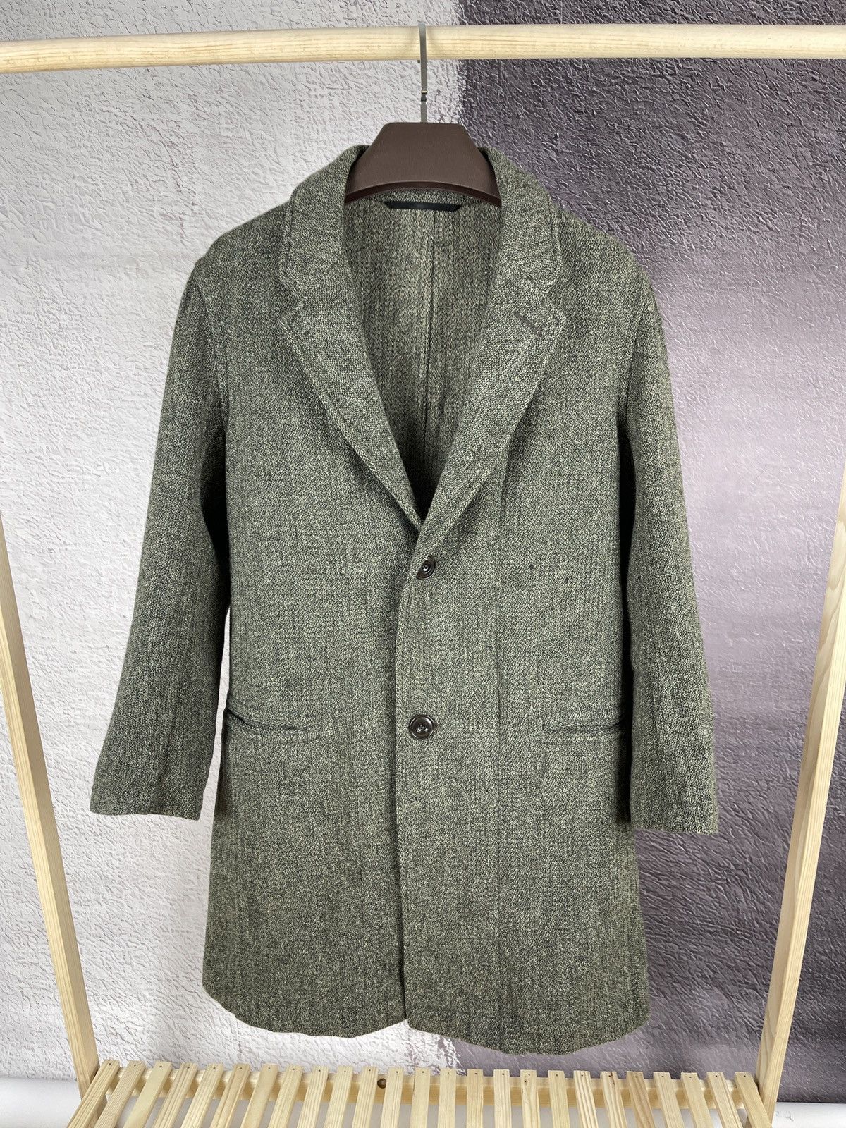 LEMAIRE WRAP COAT PEWTER GREEN ラップコート コート WRAP