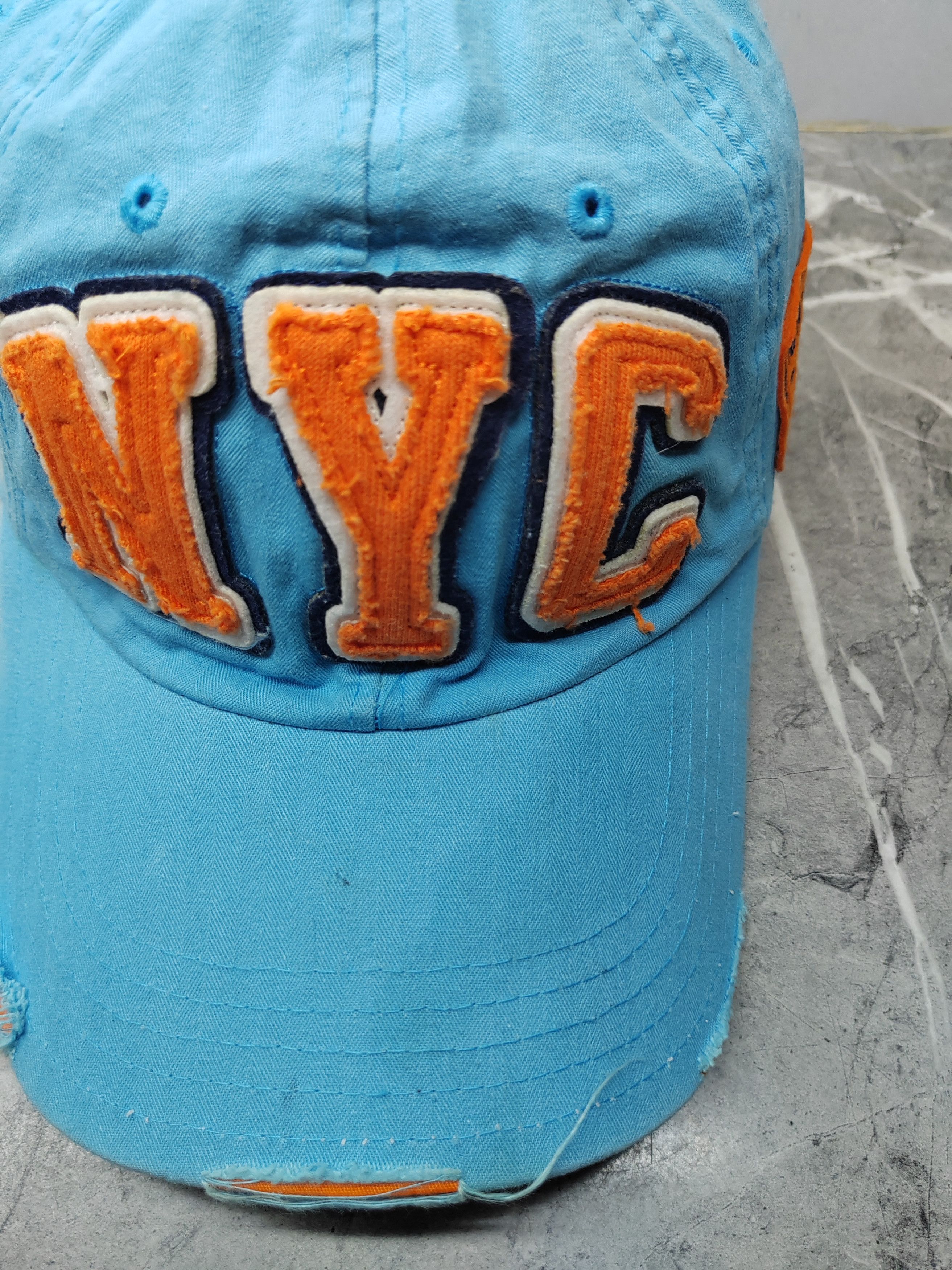 Vintage Vintage NYC Distressed Style Cap Hat Size ONE SIZE - 3 Thumbnail