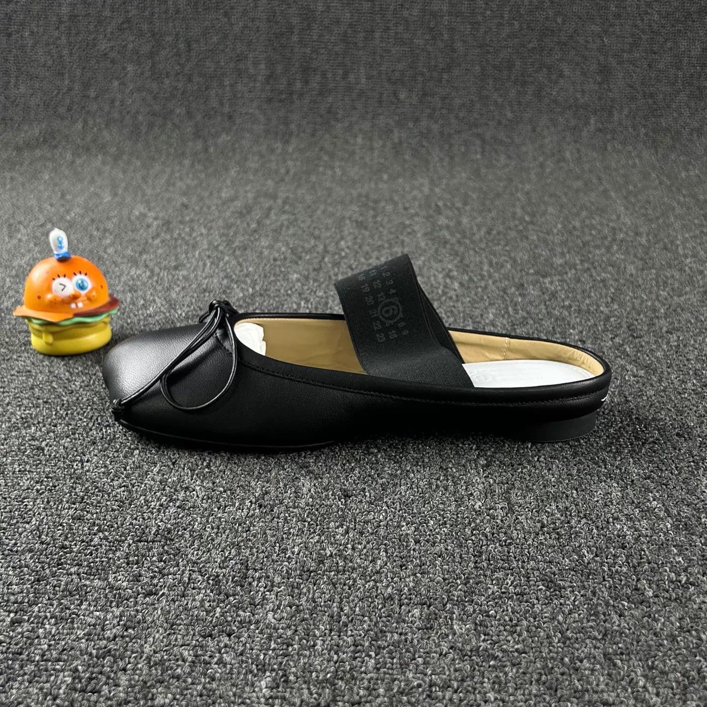 Maison Margiela Maison Margiela Black Bow Strap Ballet Slide 36 HB6315 Size US 5.5 / IT 35.5 - 3 Thumbnail