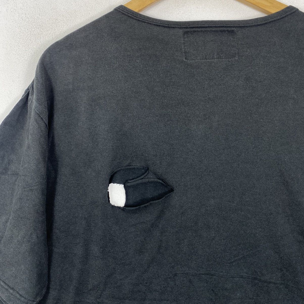 Japanese Brand Yaponstee Distressed Japanese Grunge Punk Statement Tee XXL Size XXL / US 16-18 / IT 52-54 - 6 Thumbnail